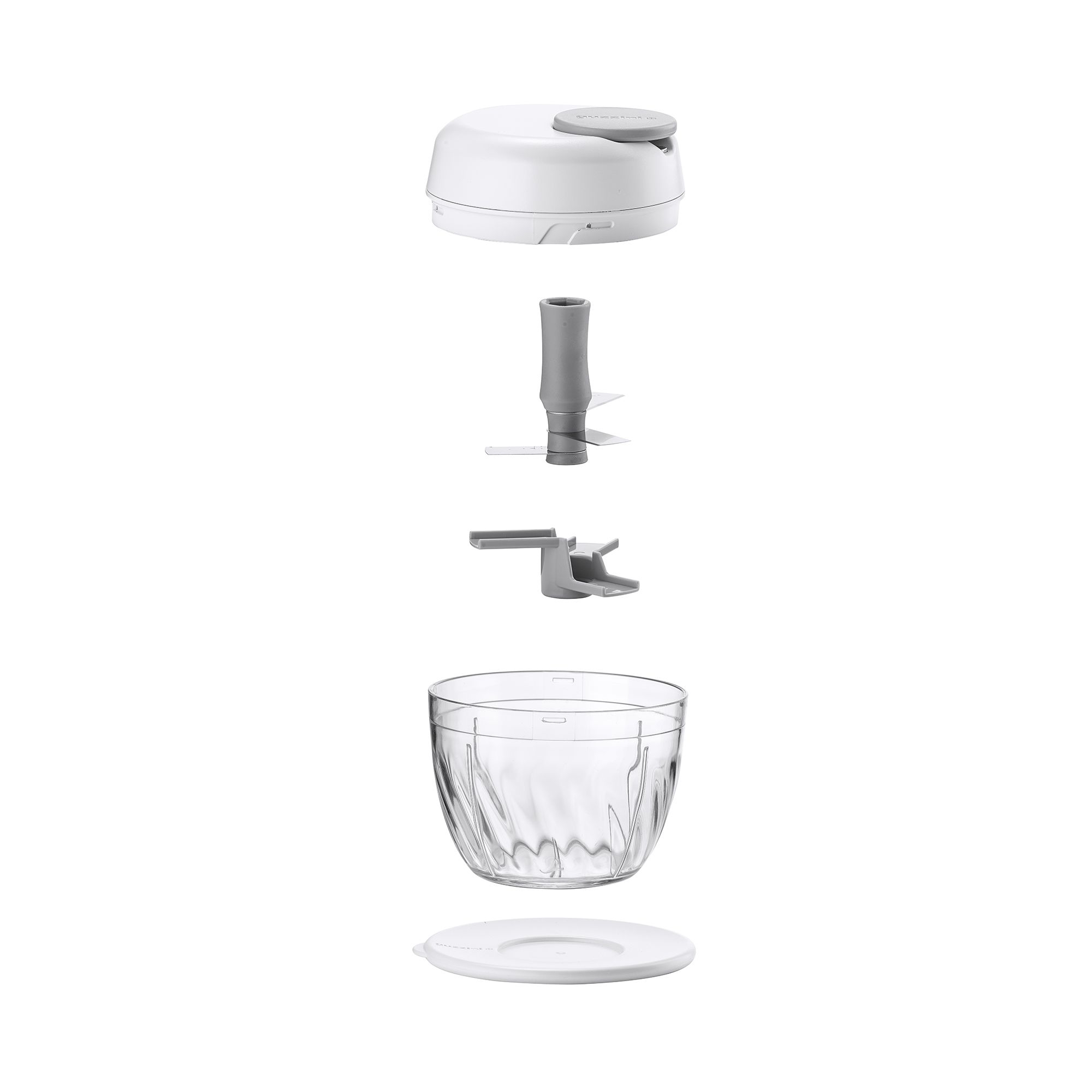 Guzzini - Vegetable chopper with pull cord CHOP&STORE - White Guzzini - Vegetable chopper with pull cord CHOP&STORE - White