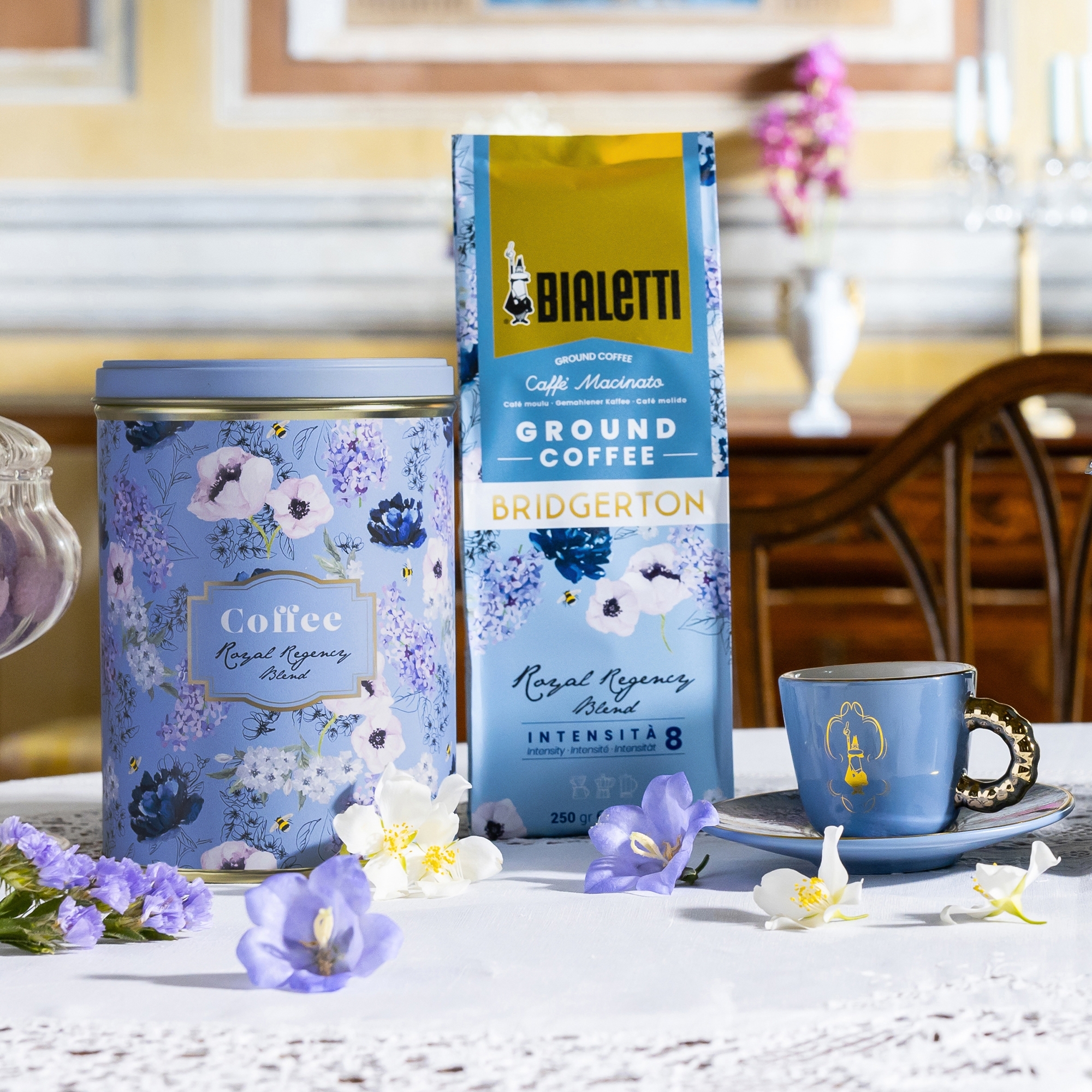 Bialetti - Royal Regency Blend Kaffee, 250gr gemahlen - Bridgerton