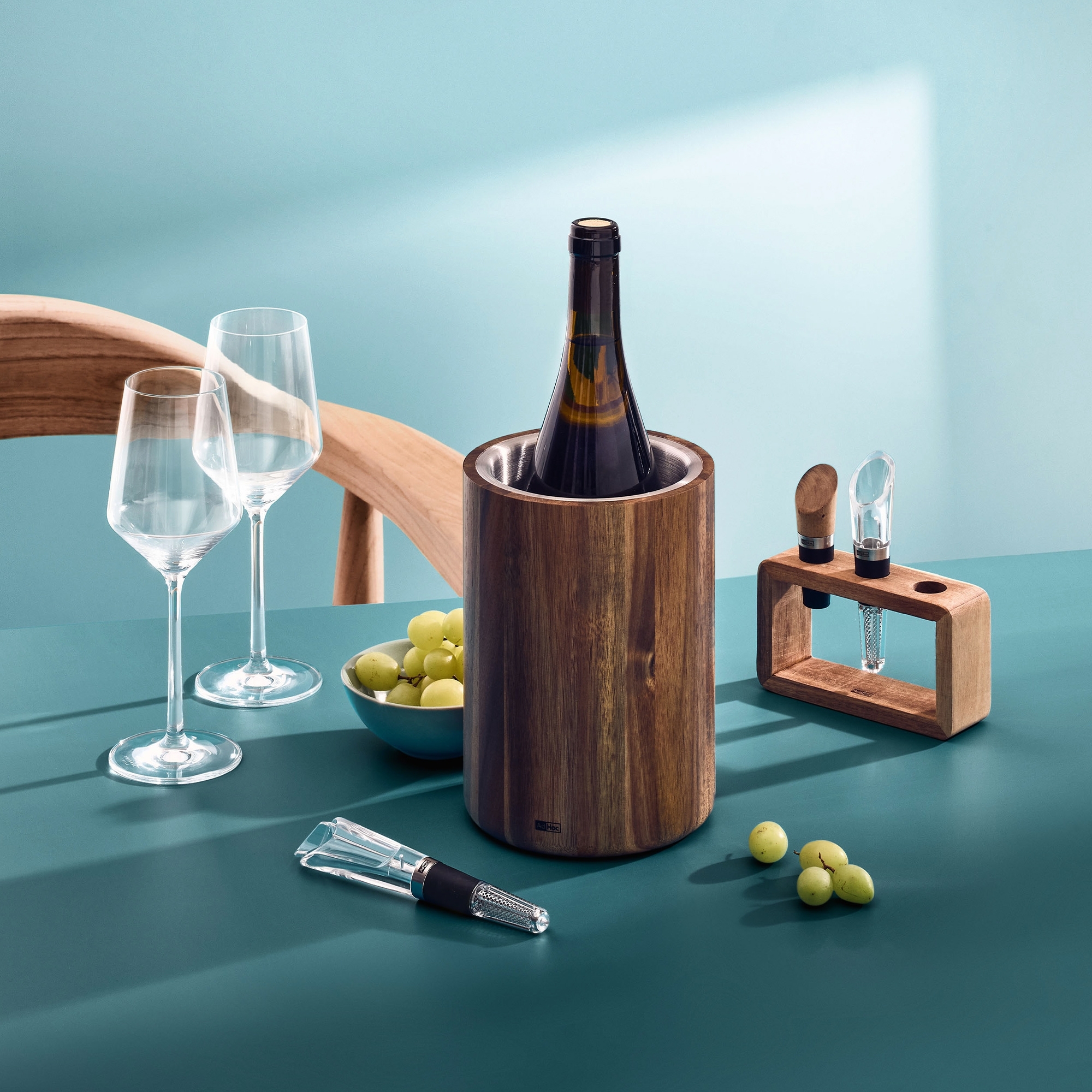 AdHoc - Vine Wine, Sparkling Wine and Champagne Cooler | Acacia Wood