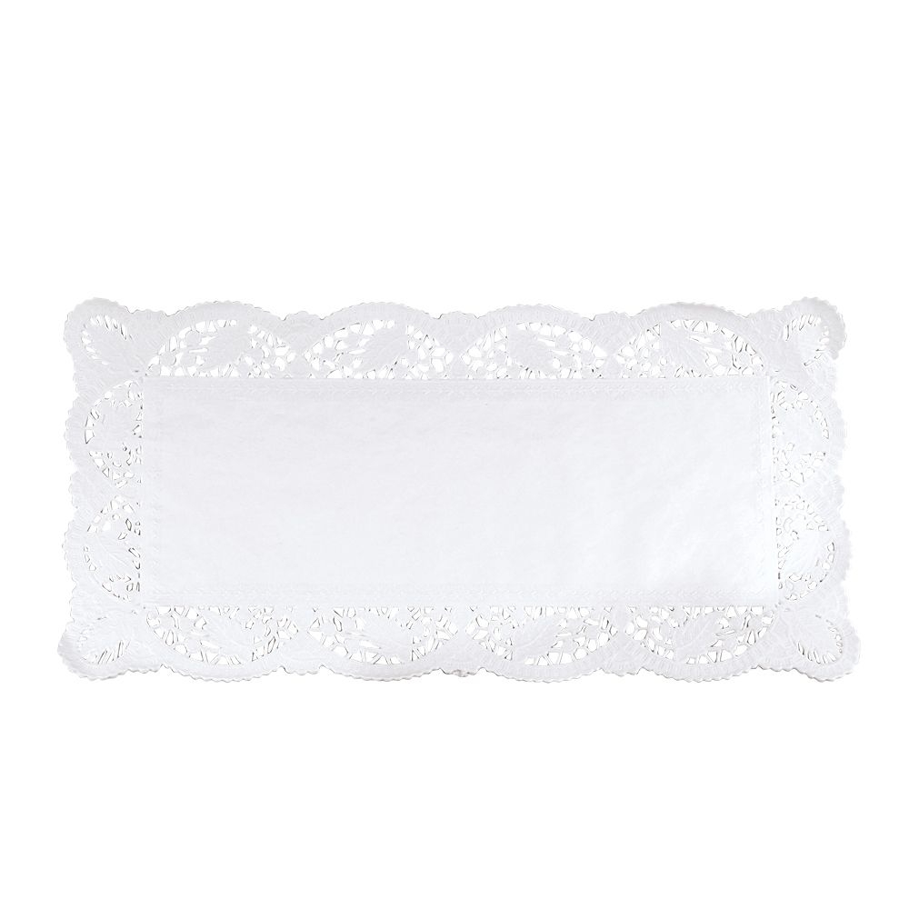 Städter - Cake doily - 40 x 20 cm - white - Rectangle - Set of 6