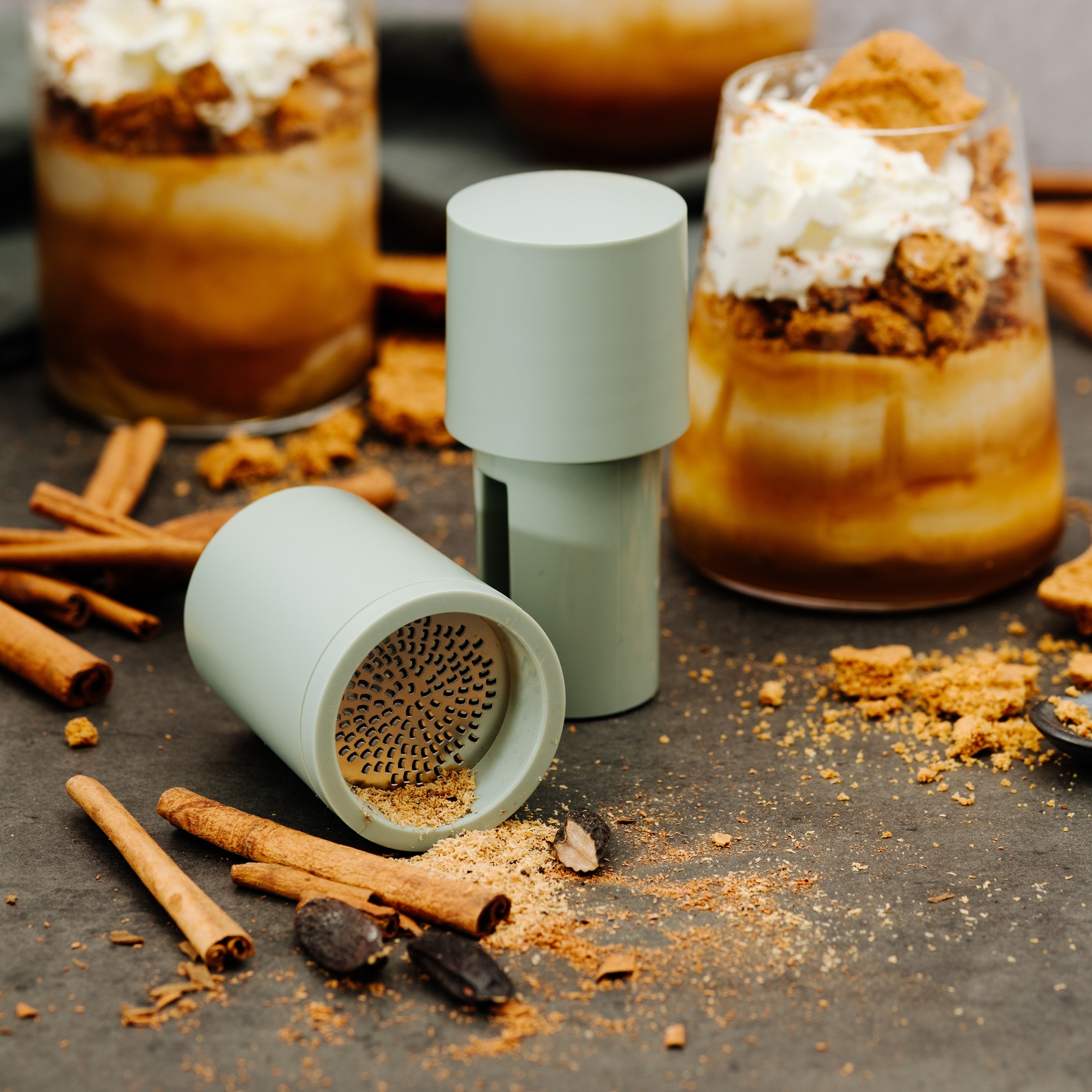 Microplane - Muskatmühle 2in1 - Sage Green Microplane - Muskatmühle 2in1 - Sage Green