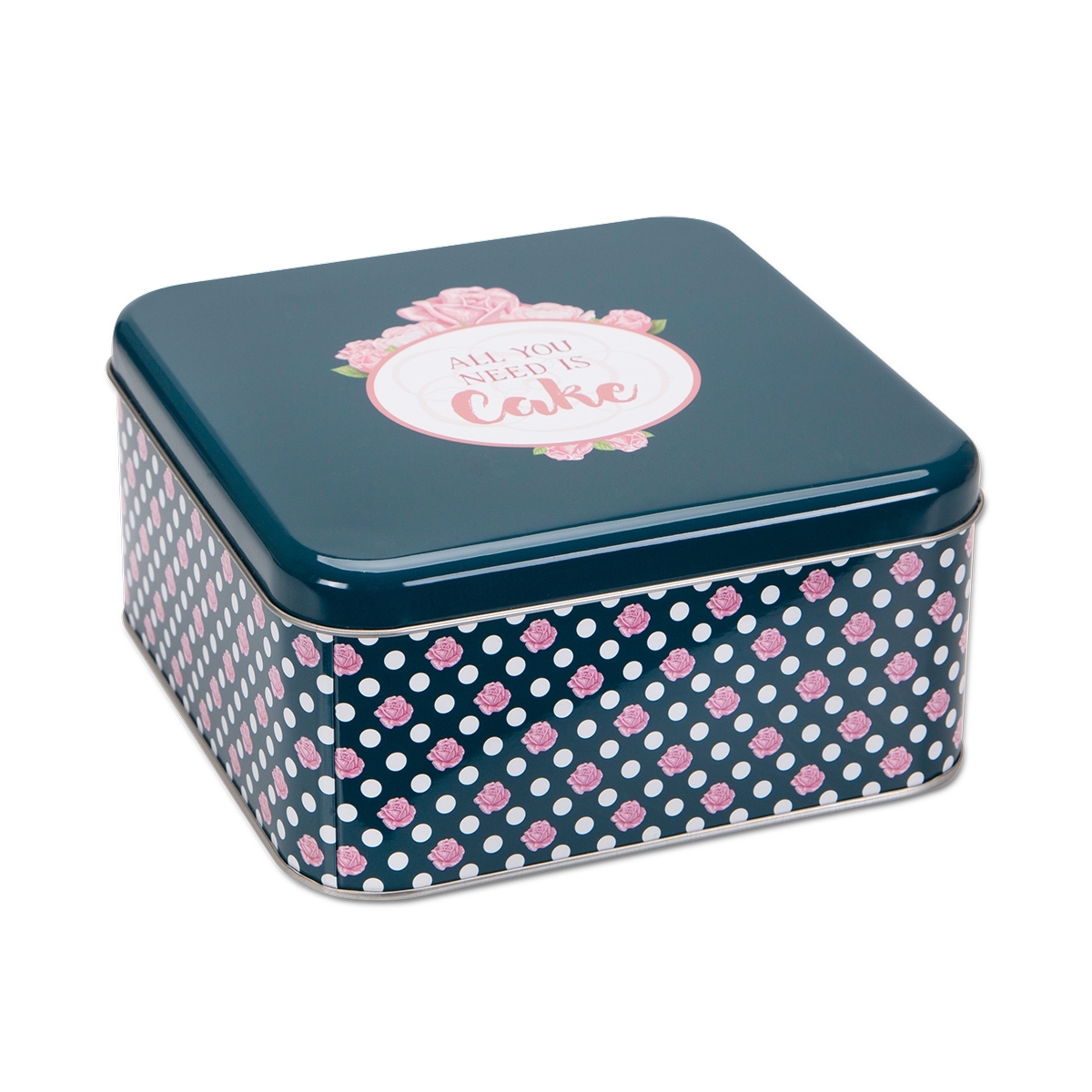 Städter - Plätzchendose - All you need is Cake  - Bunt - verschiedene Größen und Formen