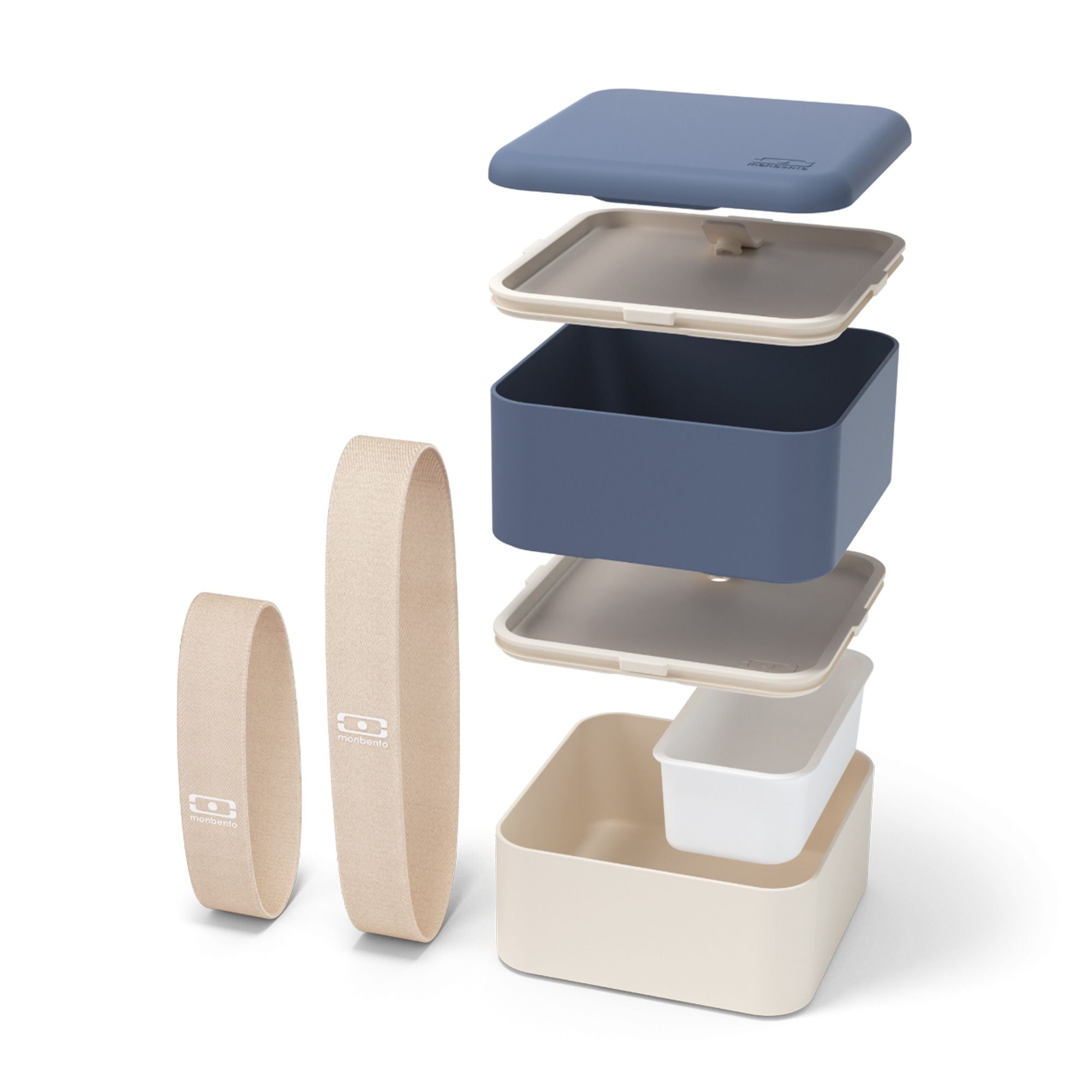 monbento - MB Square - blue natural monbento - MB Square - blue natural