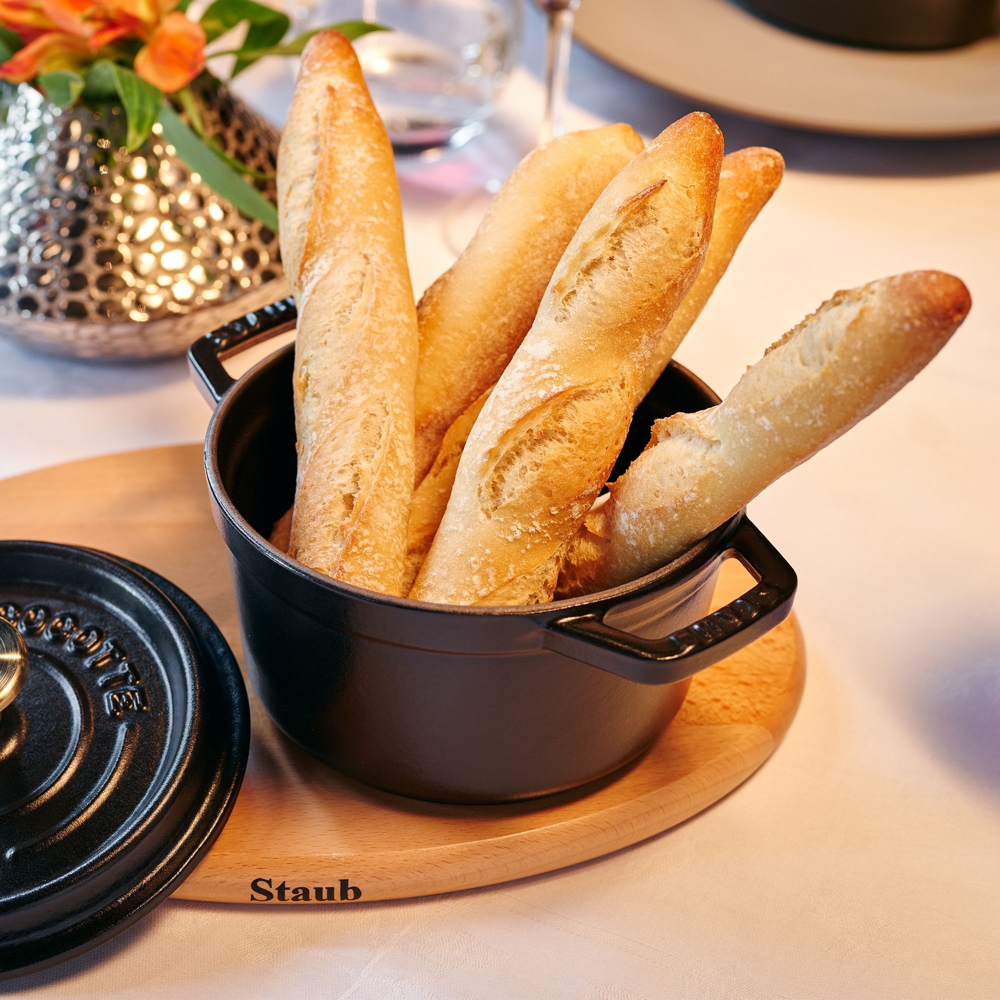 STAUB - Cocotte | round | 16 cm | Black