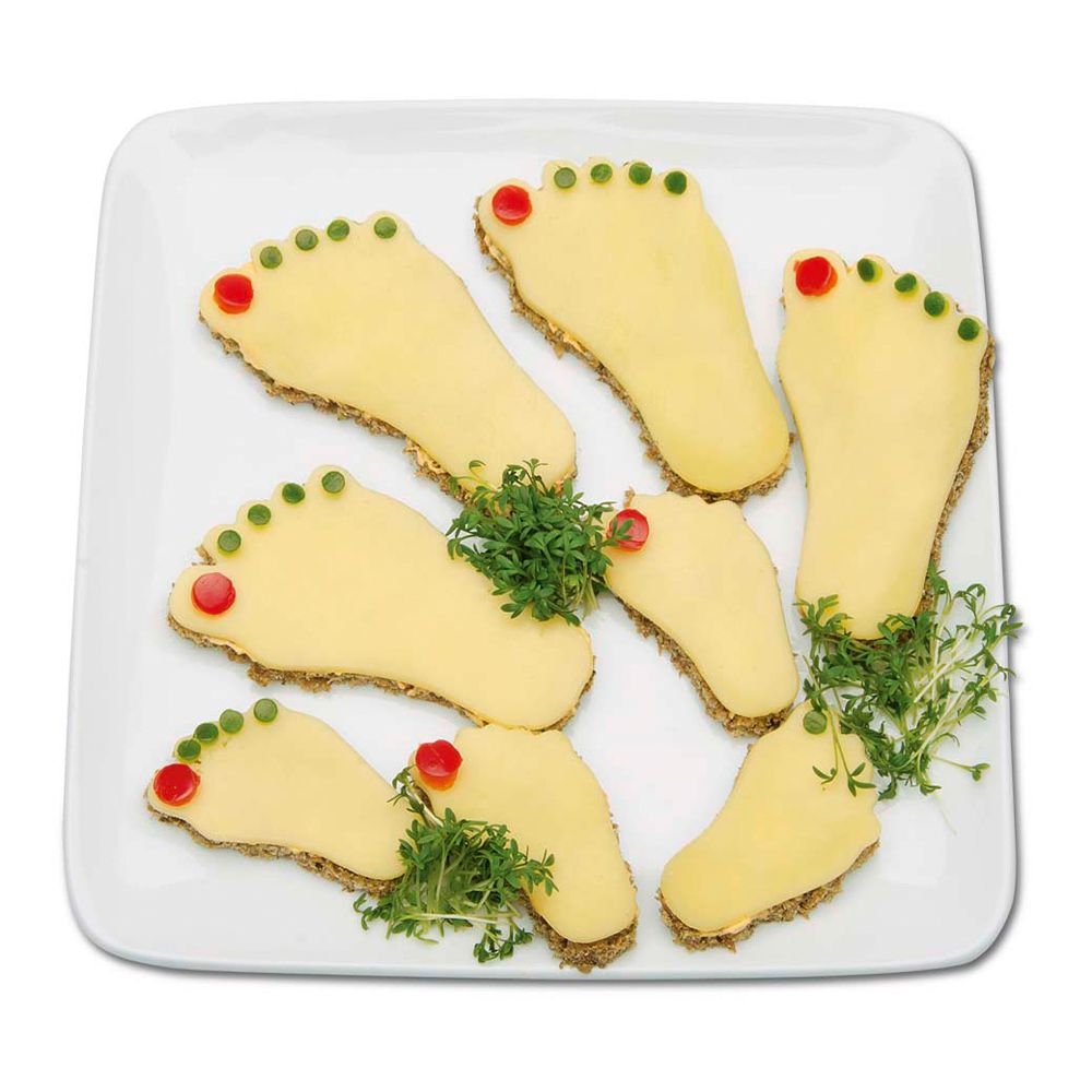 Städter - Cookie Cutter Cheese feet - Set, 3 pieces - different materials