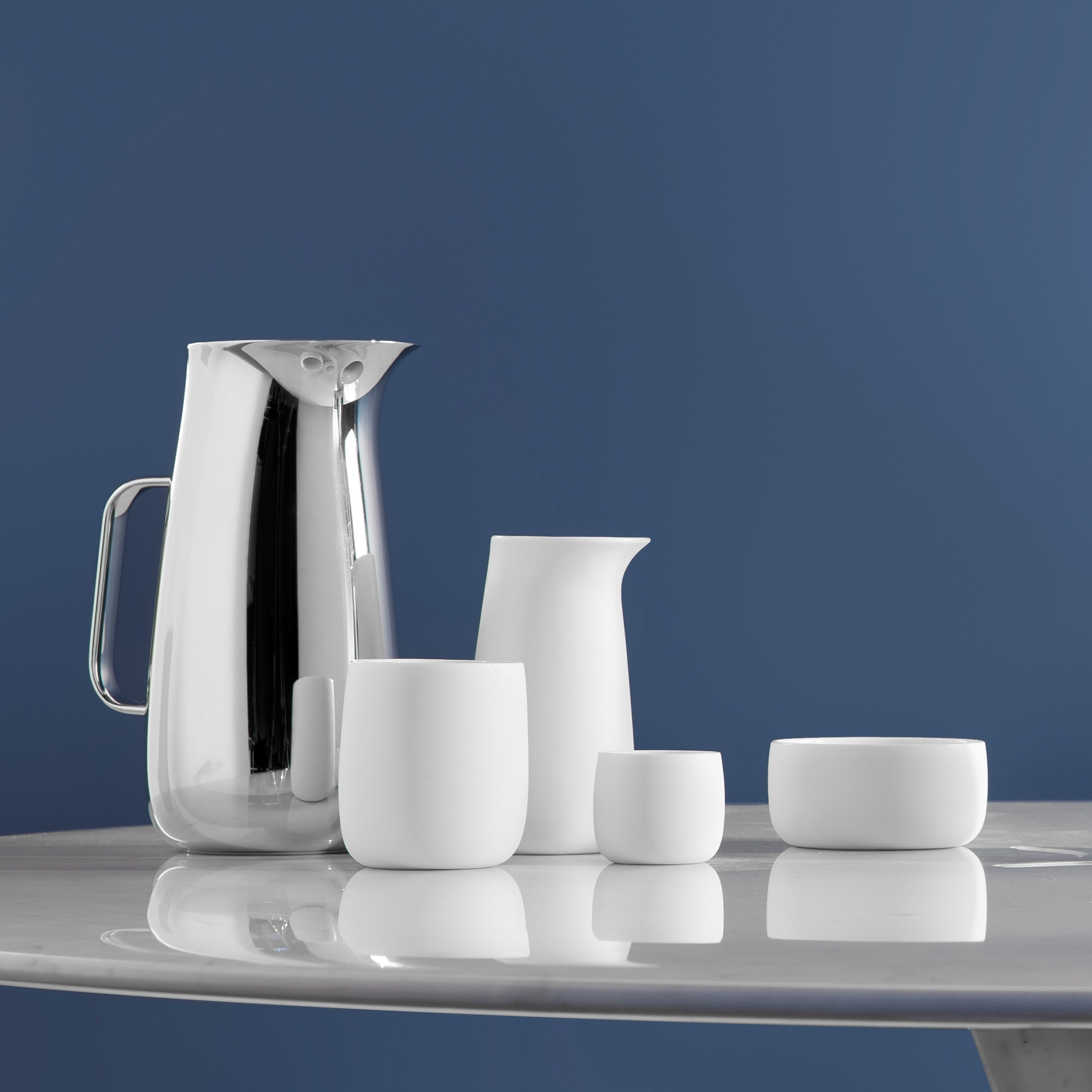 Stelton - Sugar bowl - FOSTER - white