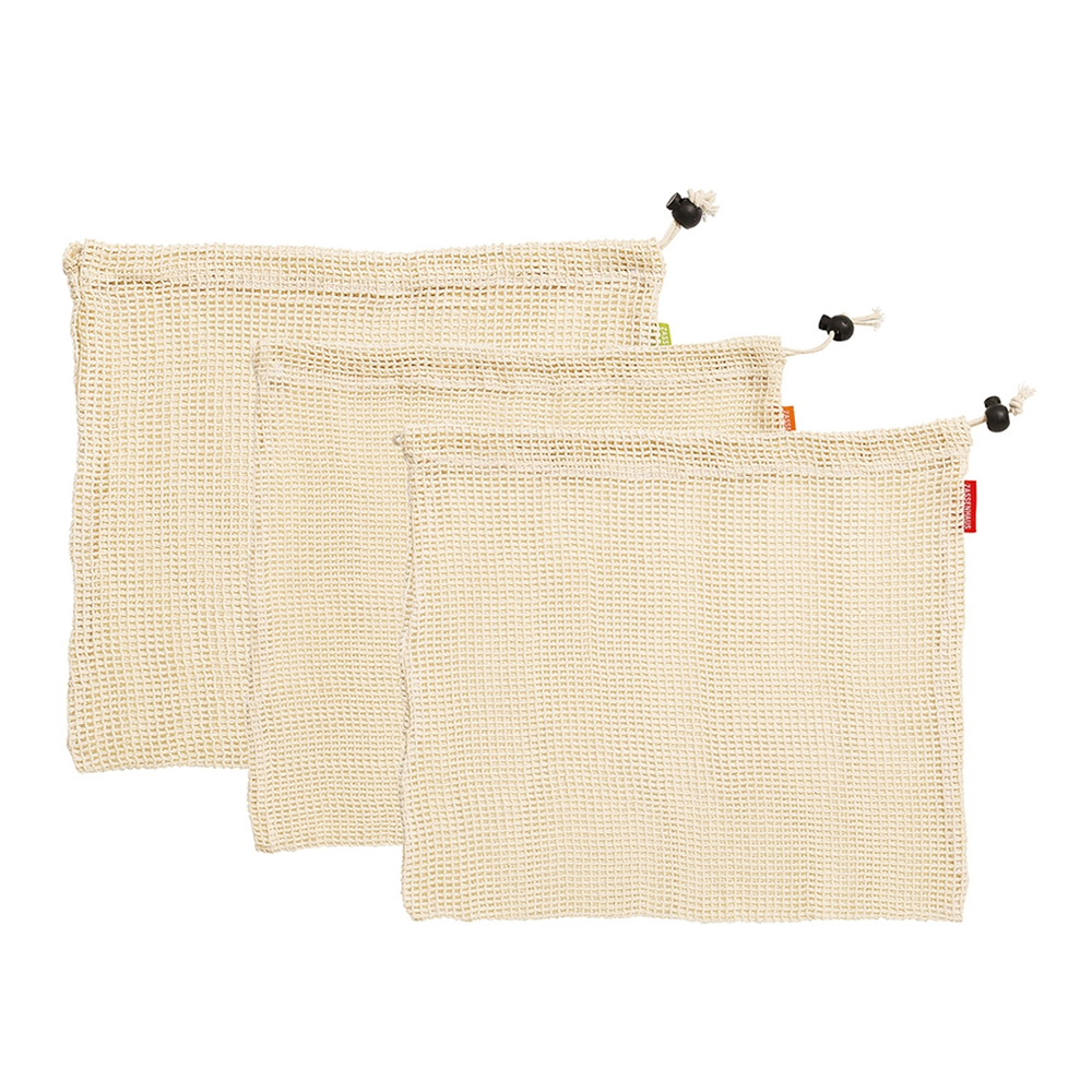 Zassenhaus - Fruit / vegetable bag size M, set of 3 Zassenhaus - Fruit / vegetable bag size M, set of 3