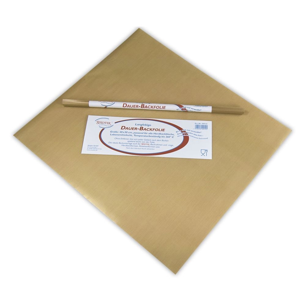 Städter - Dauer-Backtrennfolie - 40 x 50 cm - Beige in Banderole Städter - Dauer-Backtrennfolie - 40 x 50 cm - Beige in Banderole