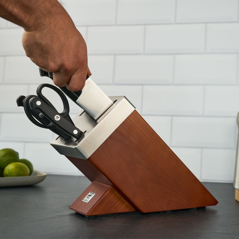 ZWILLING - self-sharpening knife block 7 pcs | Gourmet | Chocolate ZWILLING - self-sharpening knife block 7 pcs | Gourmet | Chocolate