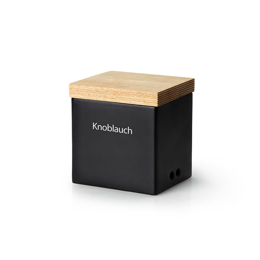 Continenta - Vorratsdose Keramik schwarz mit Deckel Continenta - Vorratsdose Keramik schwarz mit Deckel