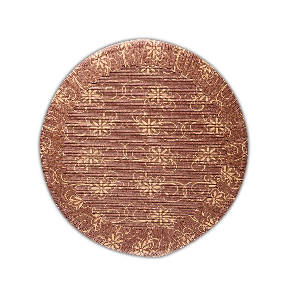 Städter - Paper baking pan Round - ø 17 cm / H 3,5 cm - brown - 4 pieces