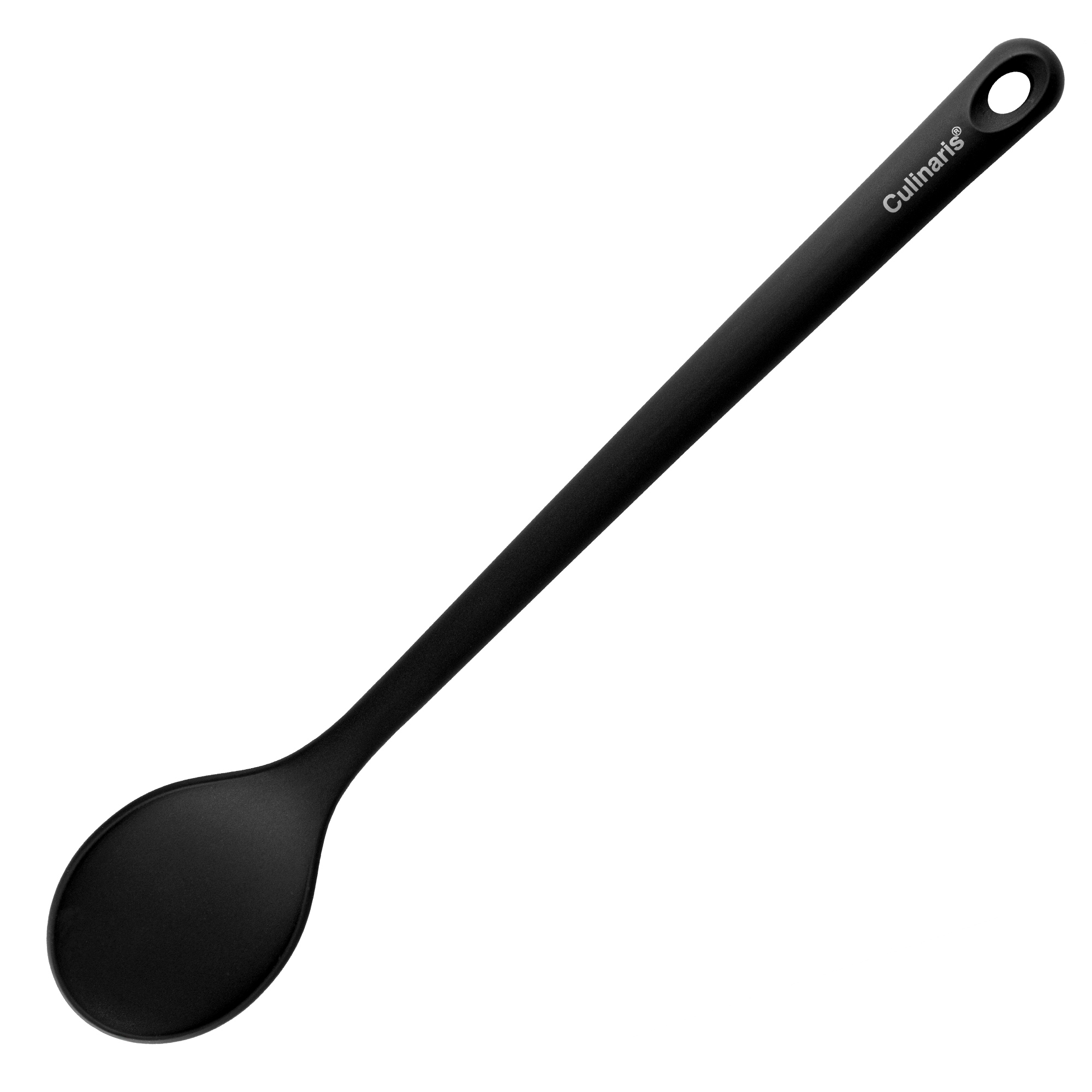 Spoon - silicone - black | Culinaris