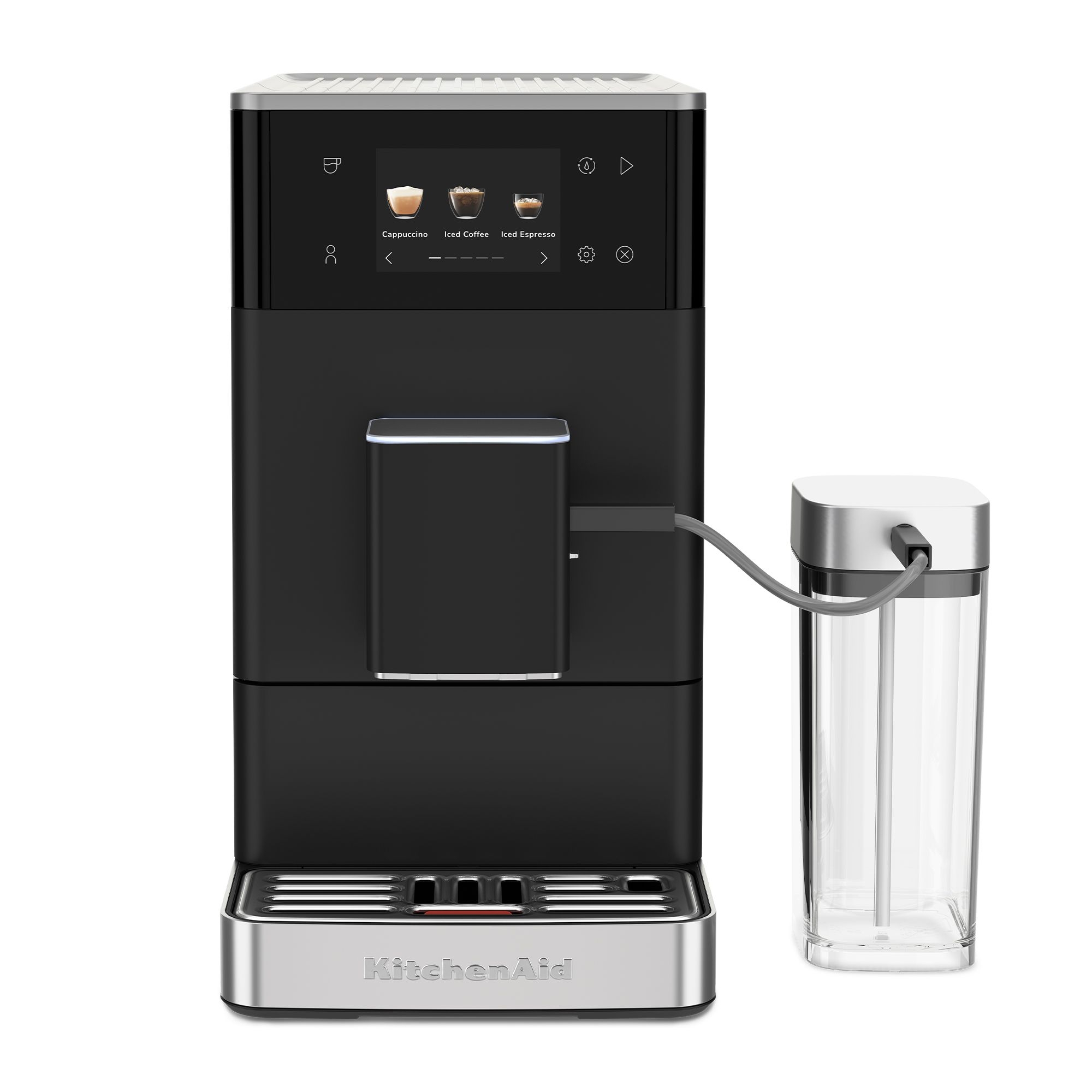 KitchenAid - Kaffeevollautomat KF4 mit Iced Coffee-Funktion - Matt Schwarz