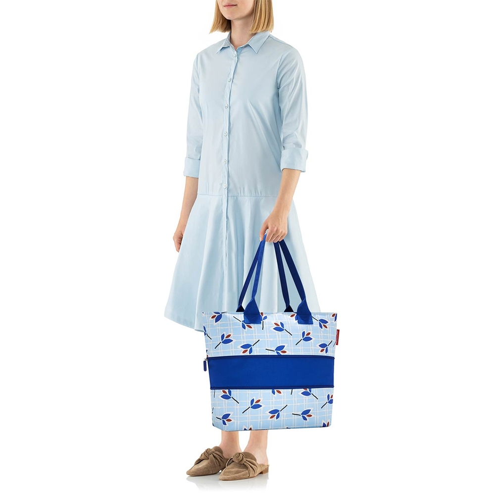 reisenthel - shopper e1 - leaves blue reisenthel - shopper e1 - leaves blue