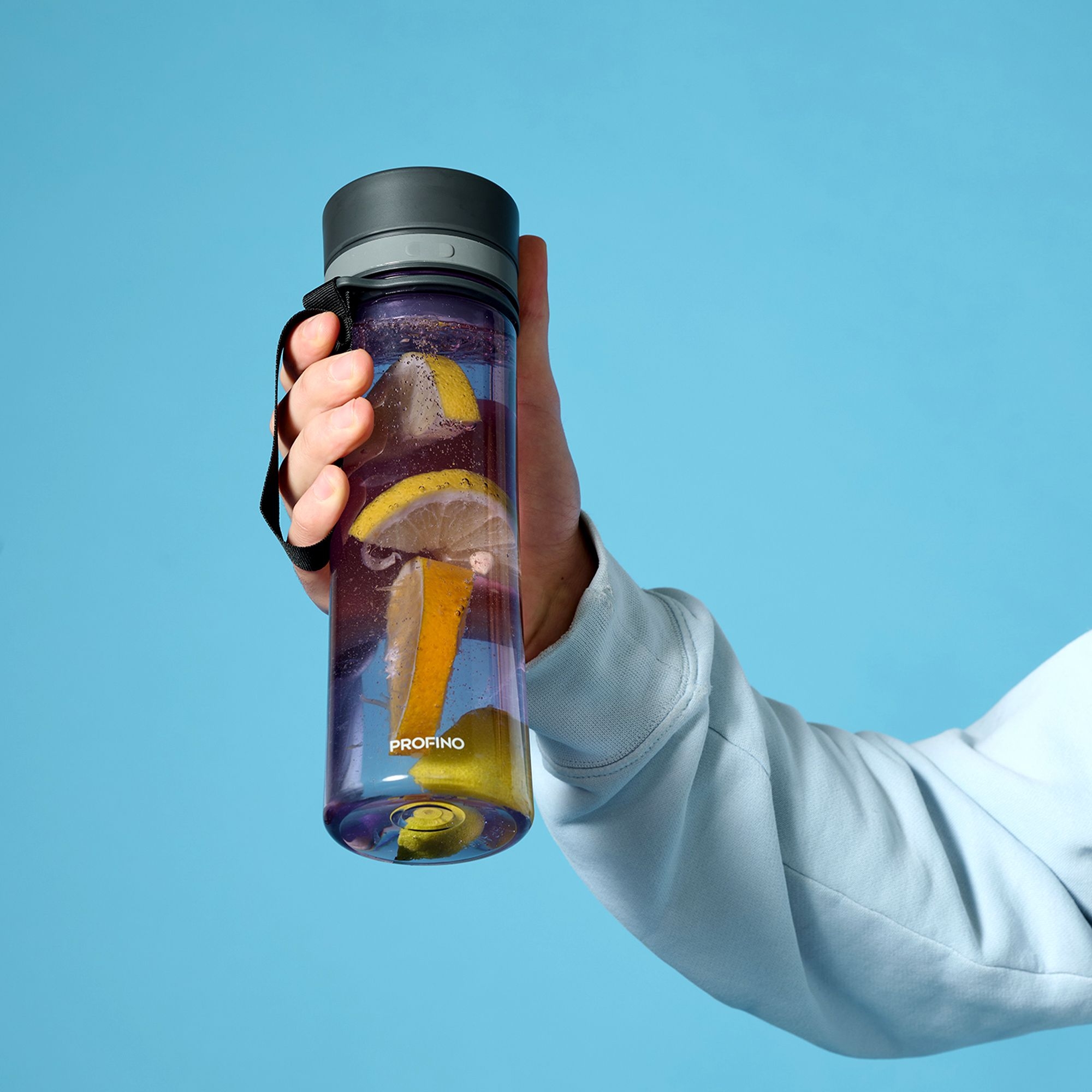 Profino - Infuze Trinkflasche mit Sieb - 600 ml - Lila Profino - Infuze Trinkflasche mit Sieb - 600 ml - Lila