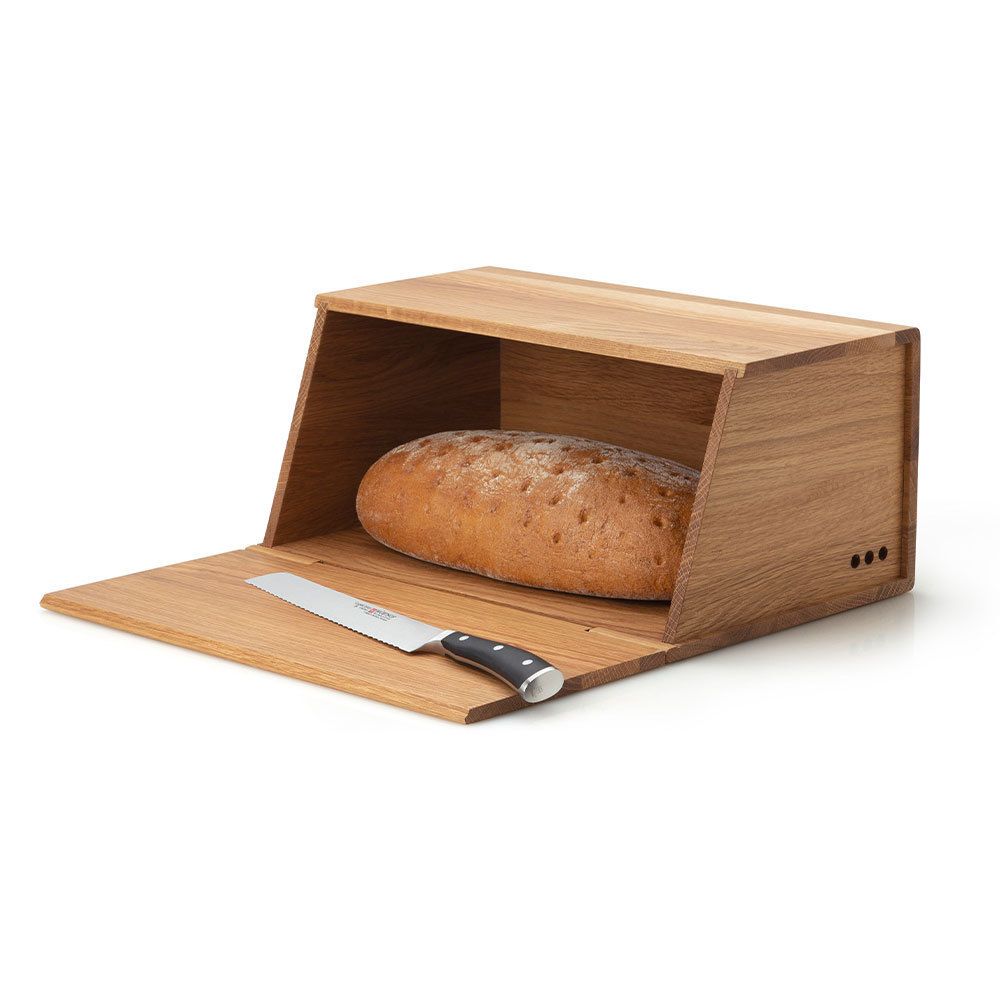 Continenta - bread bin in different types of wood