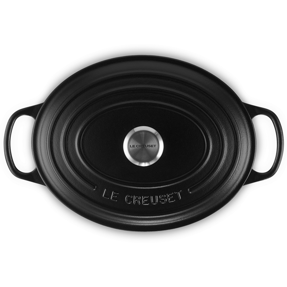 Le Creuset - Signature Gourmet-Bräter oval 27 cm - Schwarz