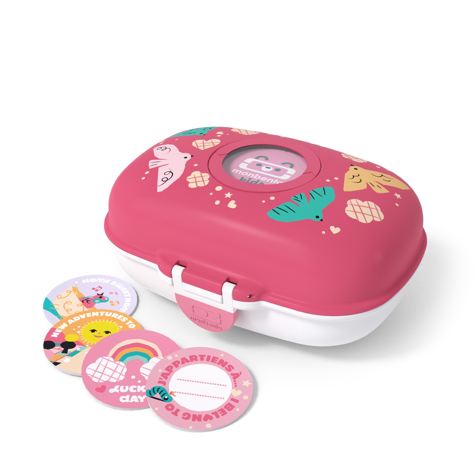 monbento - MB Gram rosa Birds monbento - MB Gram rosa Birds