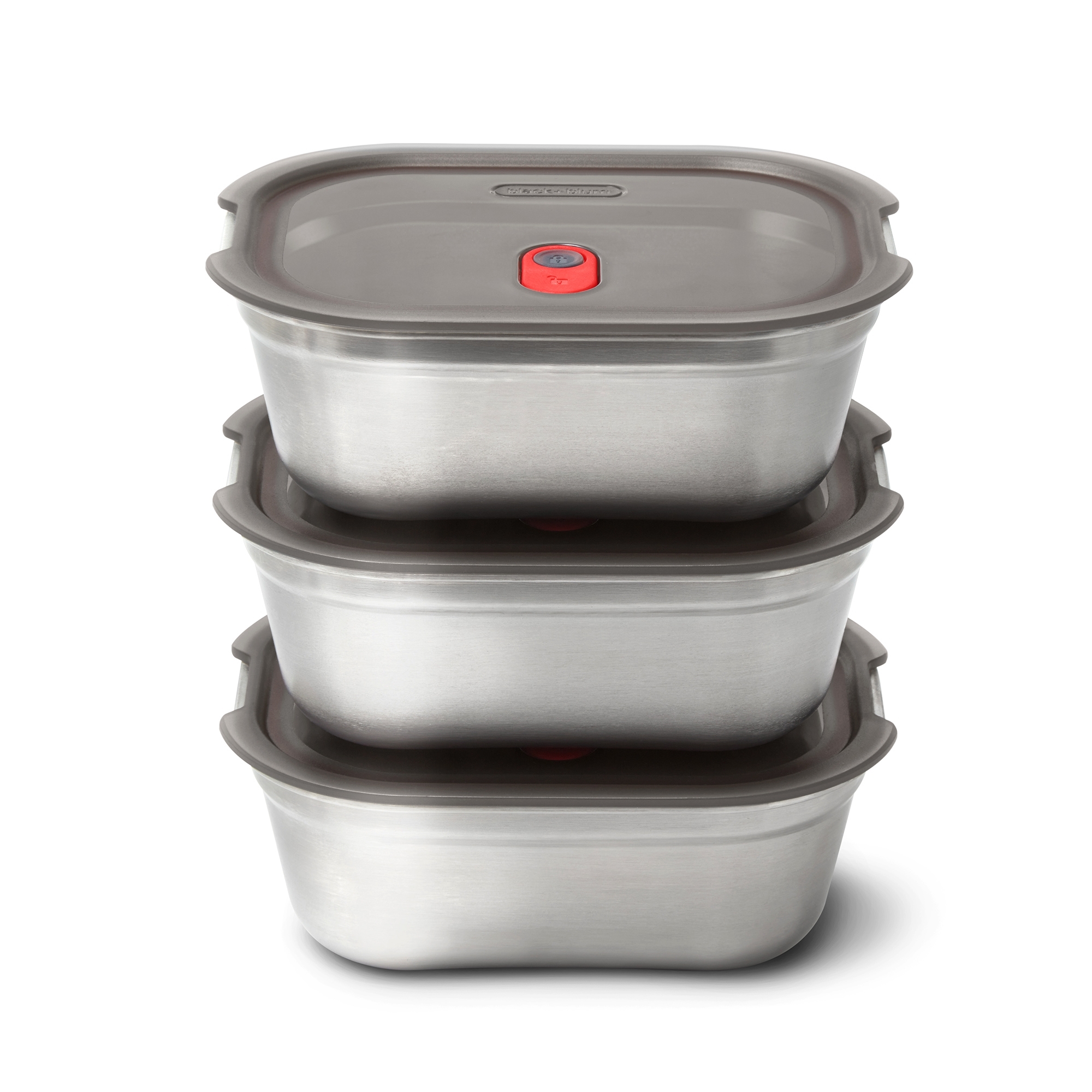 black+blum - Multifunctional Box Mixed Set of 3 Medium - grey/red