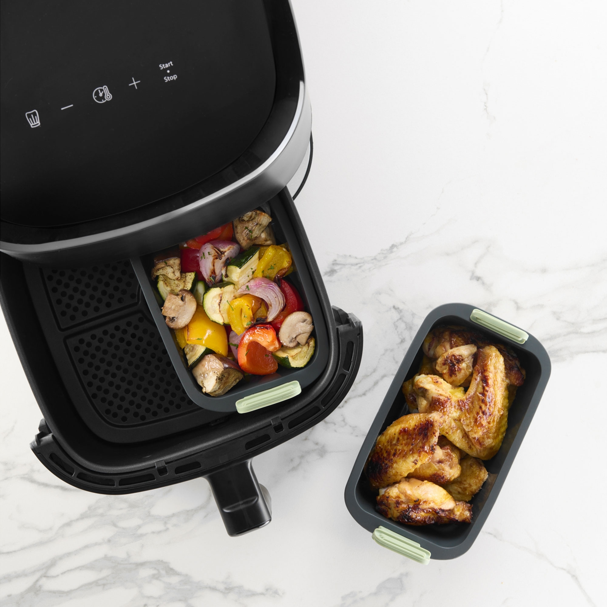 Lékué - Rectangular basket for hot air fryer