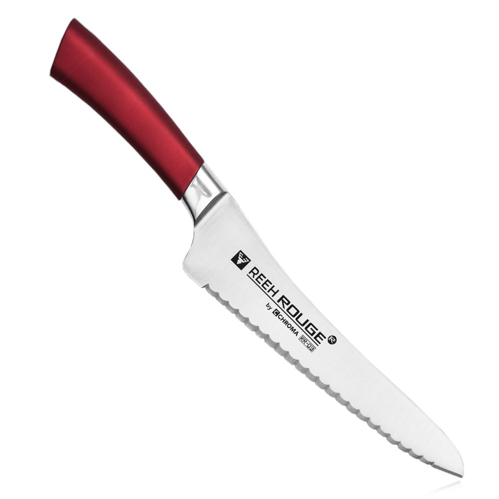 CHROMA - bread knife 19.5 cm REEH ROUGE