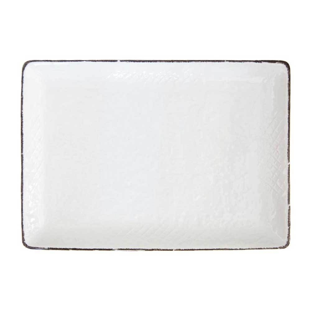 Arcucci - Schale Rechteckig 32 x 26 cm - Latte-Weiß