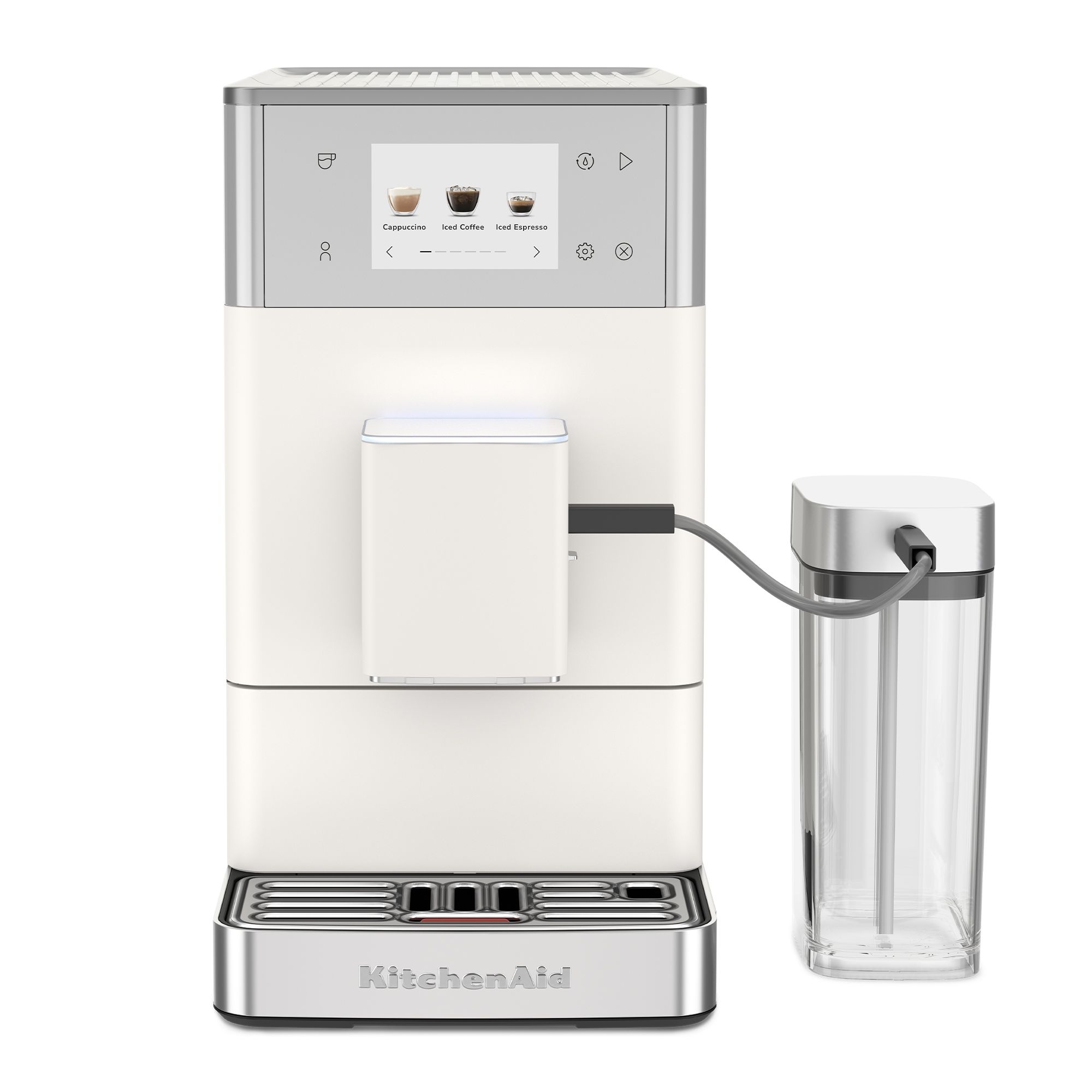 KitchenAid - Kaffeevollautomat KF4 mit Iced Coffee-Funktion - Porcelain white
