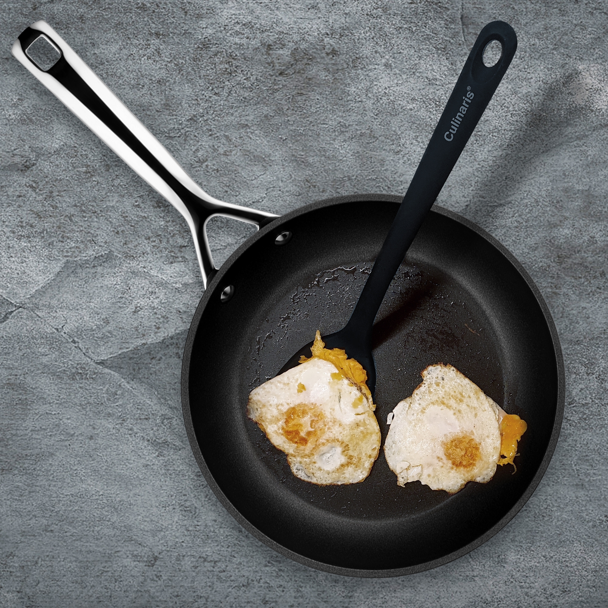 Pfannenwender - Silikon - schwarz | Culinaris Pfannenwender - Silikon - schwarz | Culinaris