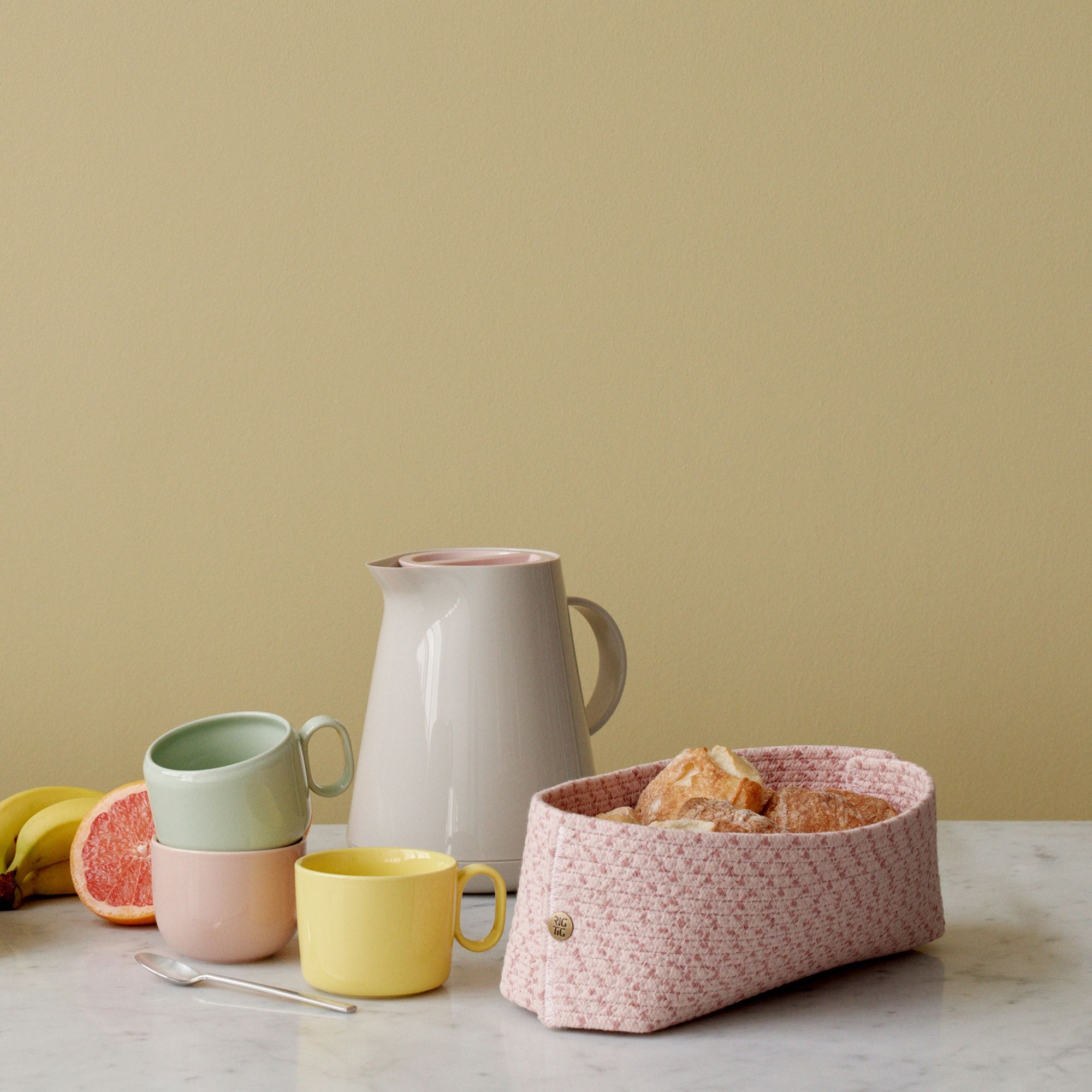 Rig Tig - Brotkorb KNIT-IT - Rose