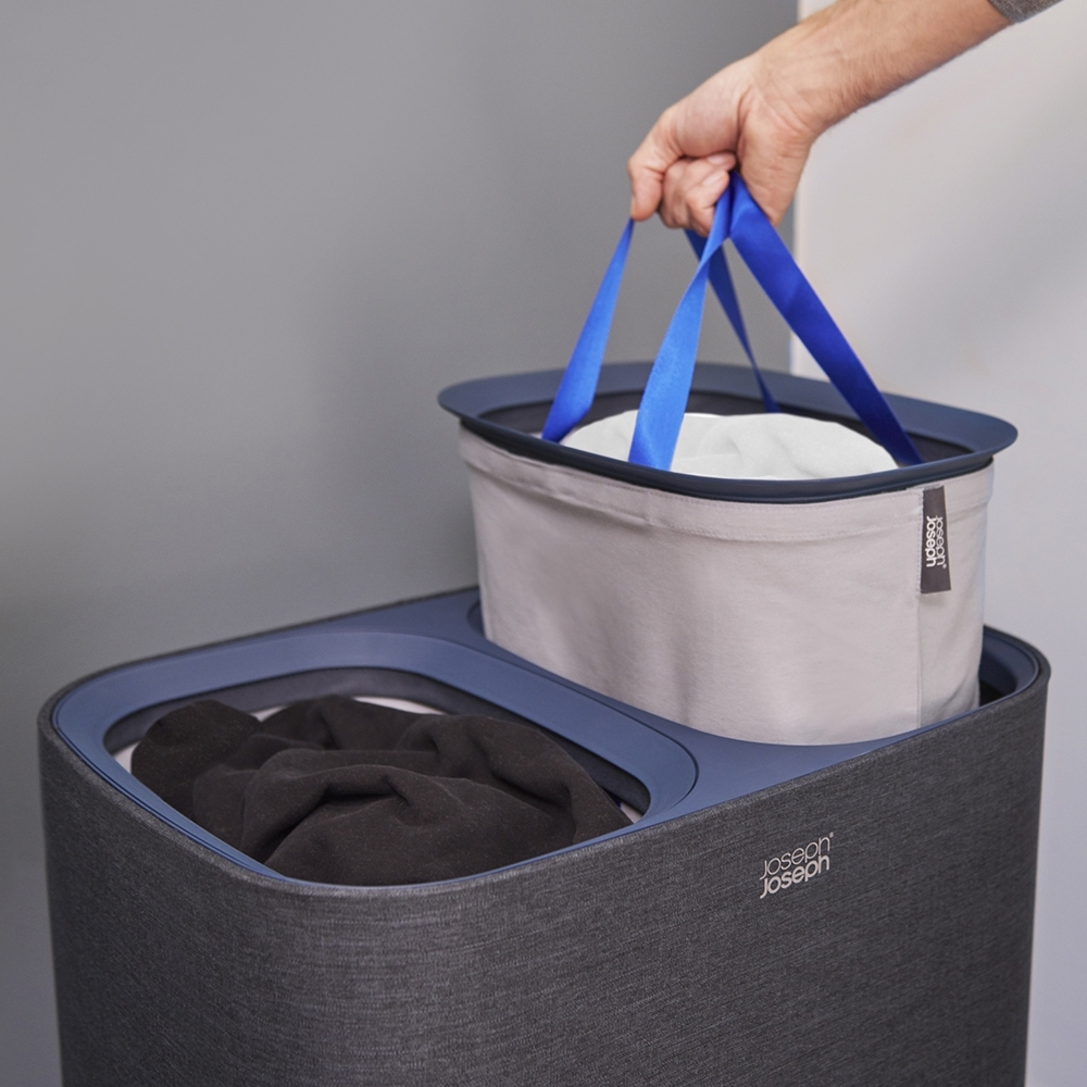 Joseph Joseph Tota 90 L Laundry Separator Basket - black Joseph Joseph Tota 90 L Laundry Separator Basket - black