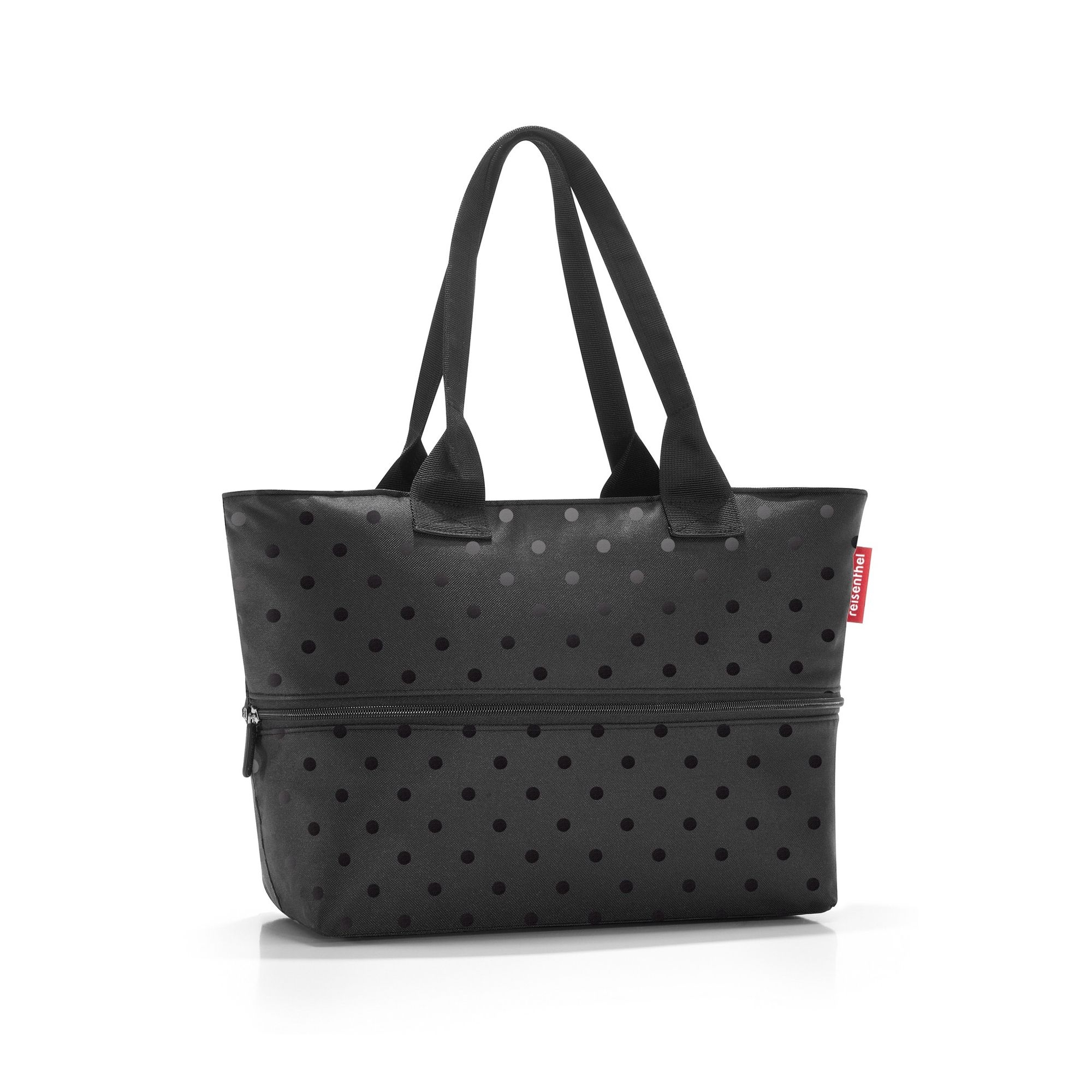 reisenthel - shopper e1 - glossy dots black