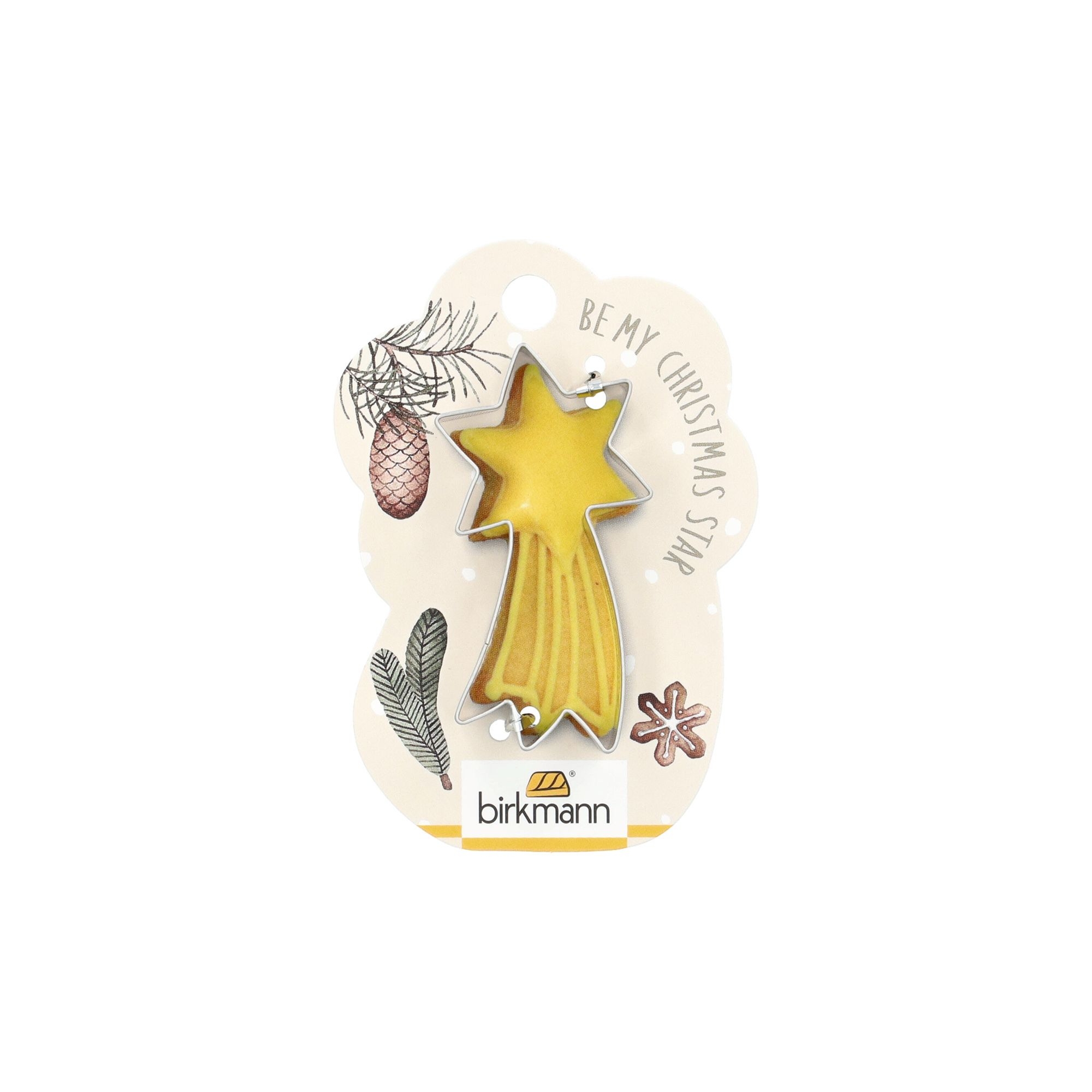 Birkmann - Cookie cutter shooting star - Christmas 2024 - 6 cm