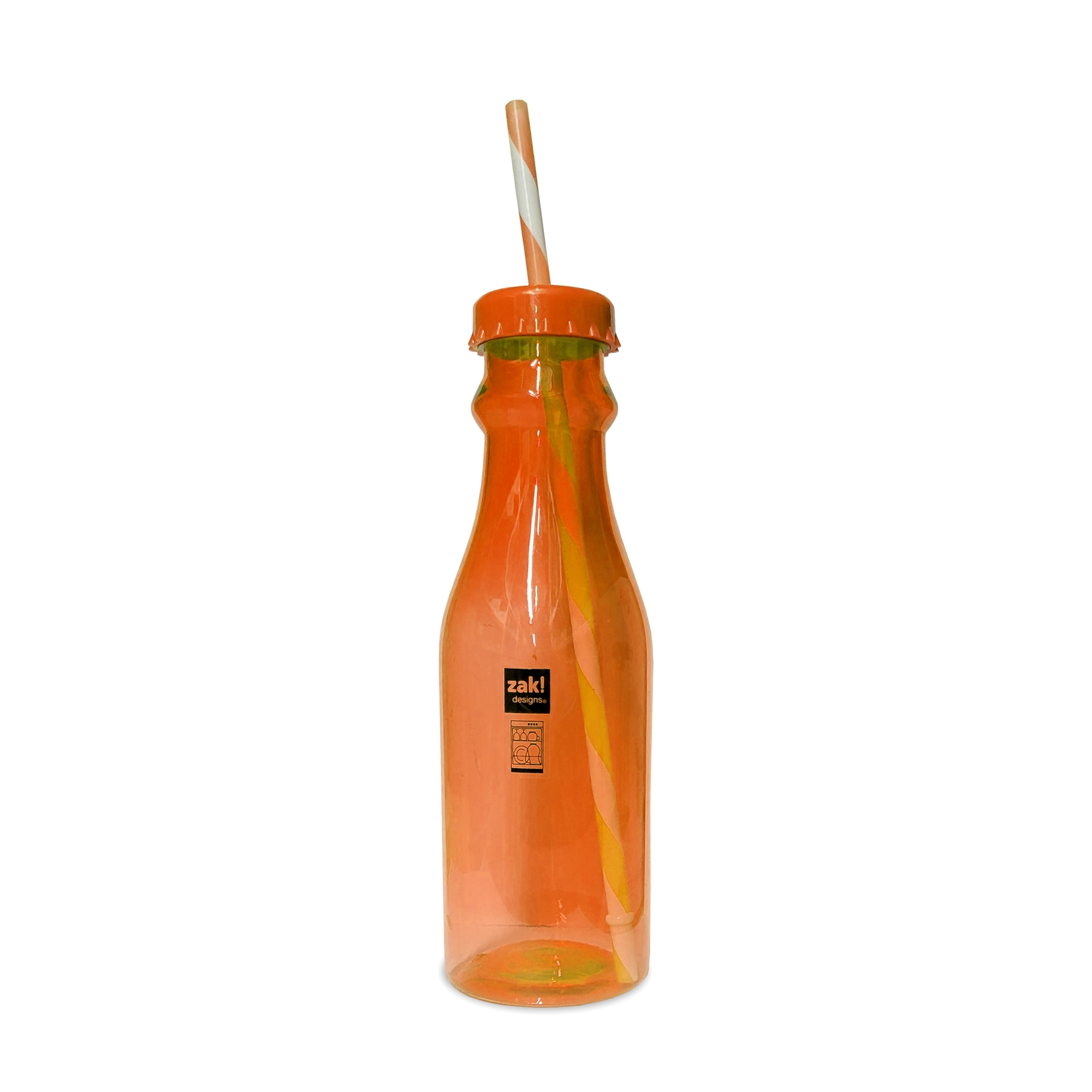 zak!designs - soda bottle 700ml coral