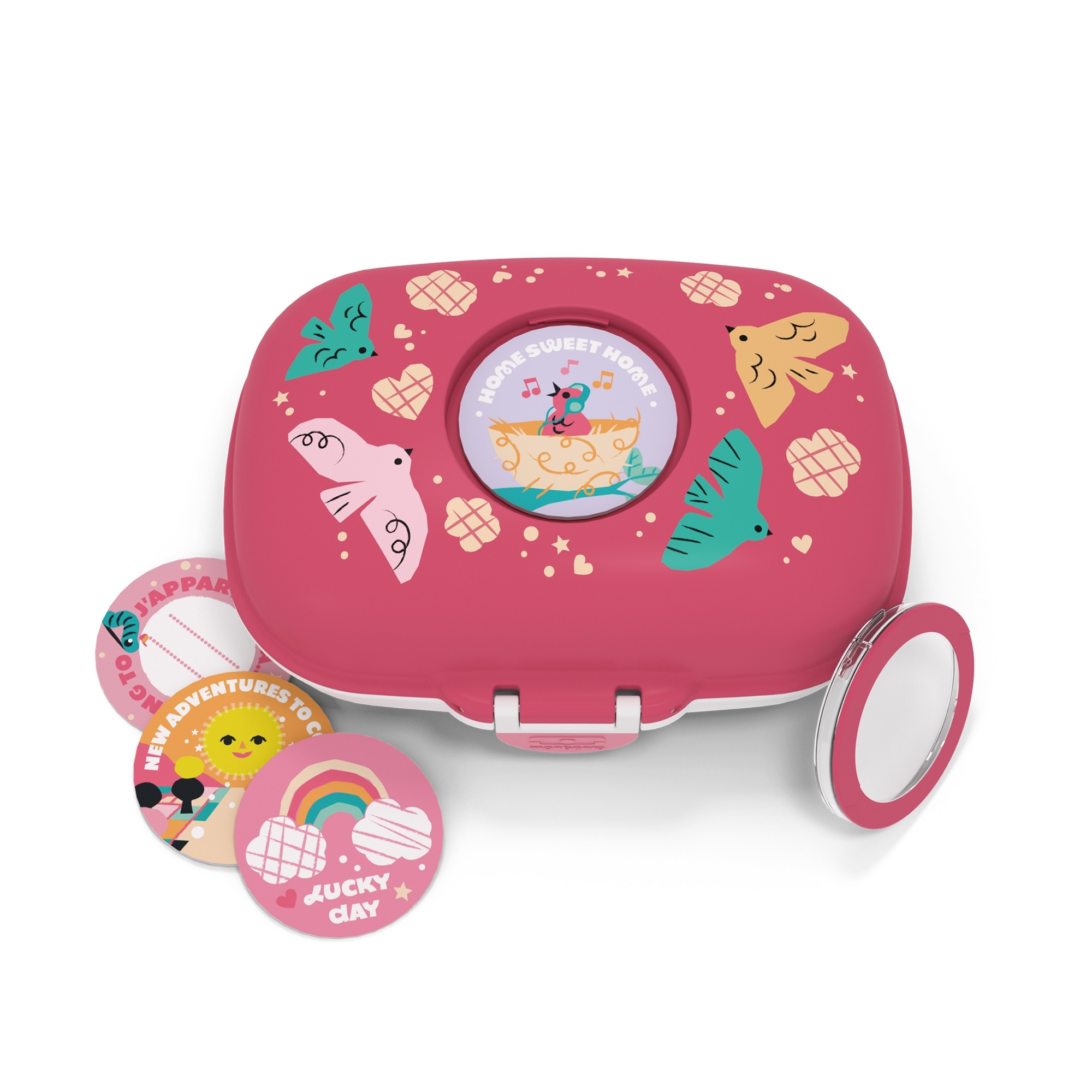 monbento - MB Gram rosa Birds monbento - MB Gram rosa Birds