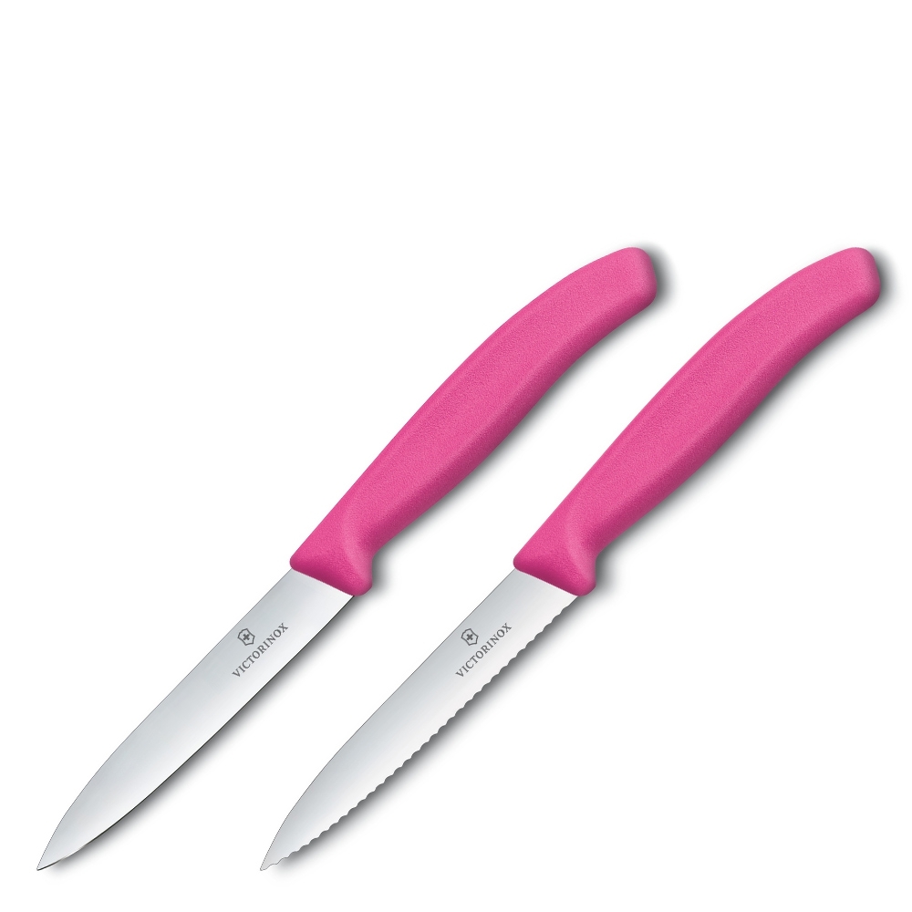 Victorinox - Swiss Classic vegetable knife set of 2, 10 cm, pink