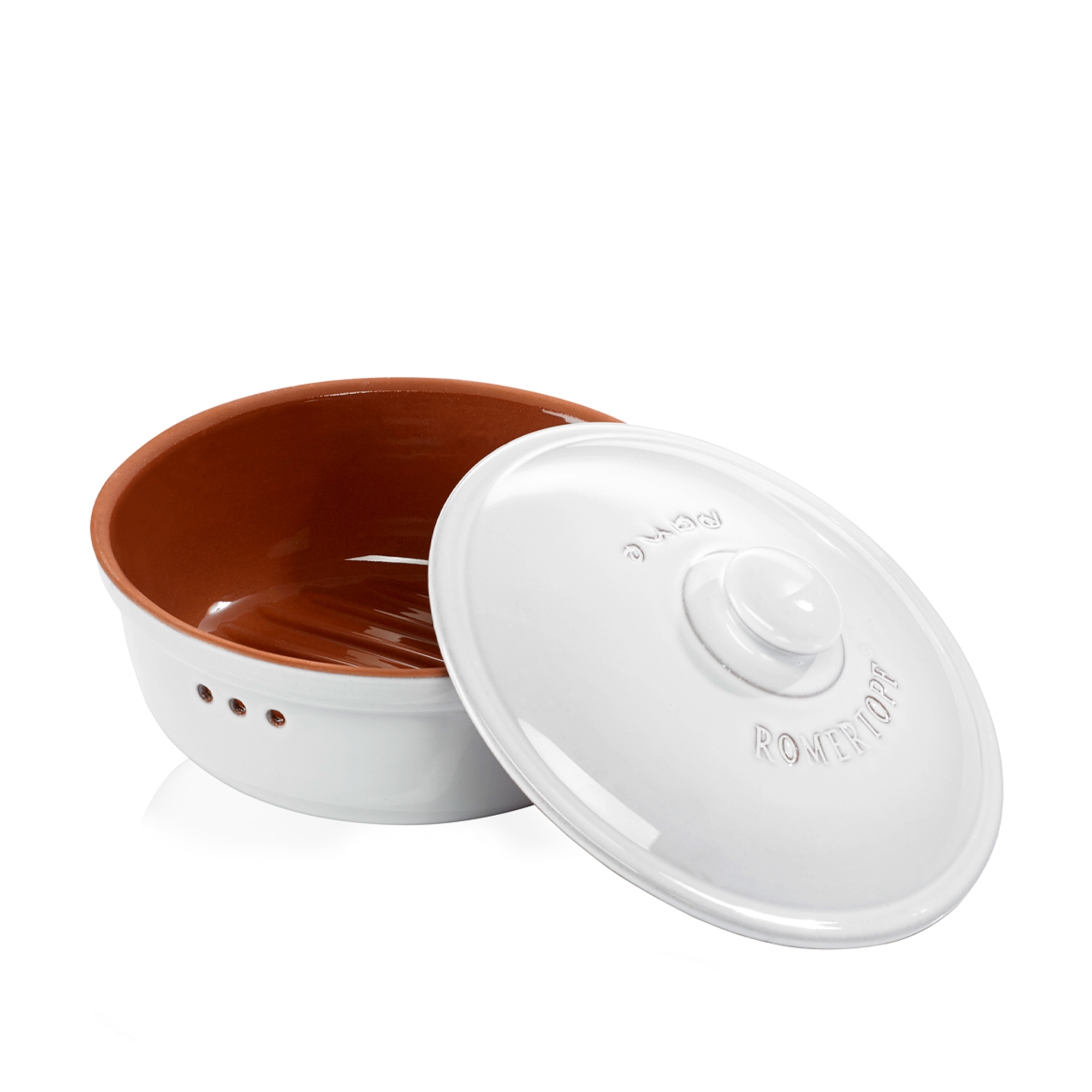 Römertopf - Brot-Frische-Topf rund - Weiß Römertopf - Brot-Frische-Topf rund - Weiß