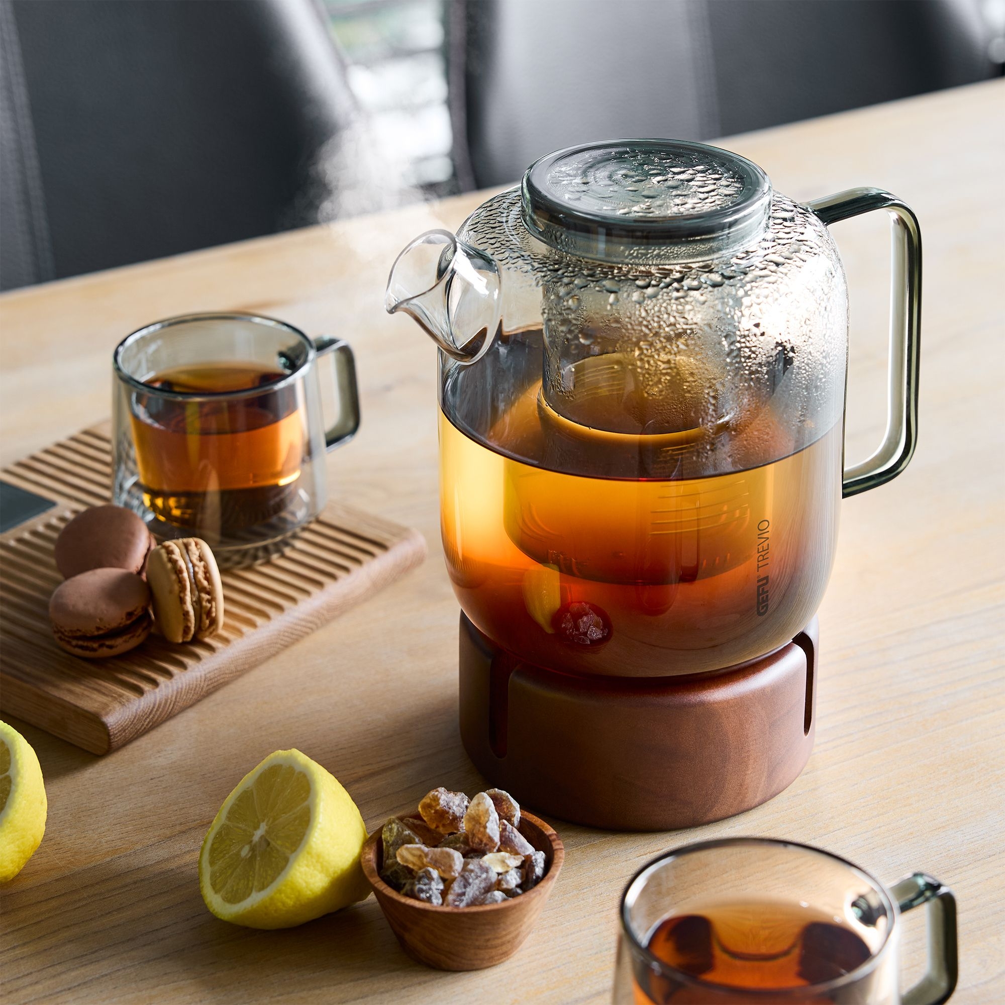 Gefu - Teekanne 1,5 L mit Stövchen TREVIO