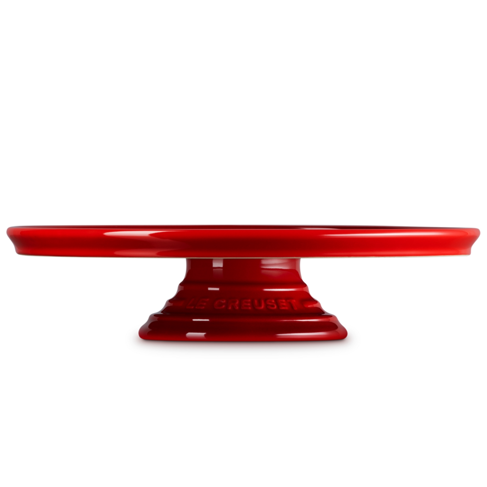 Le Creuset - Tortenplatte mit Fuß - aus Steinzug -in verschiedenen Farben Le Creuset - Tortenplatte mit Fuß - aus Steinzug -in verschiedenen Farben