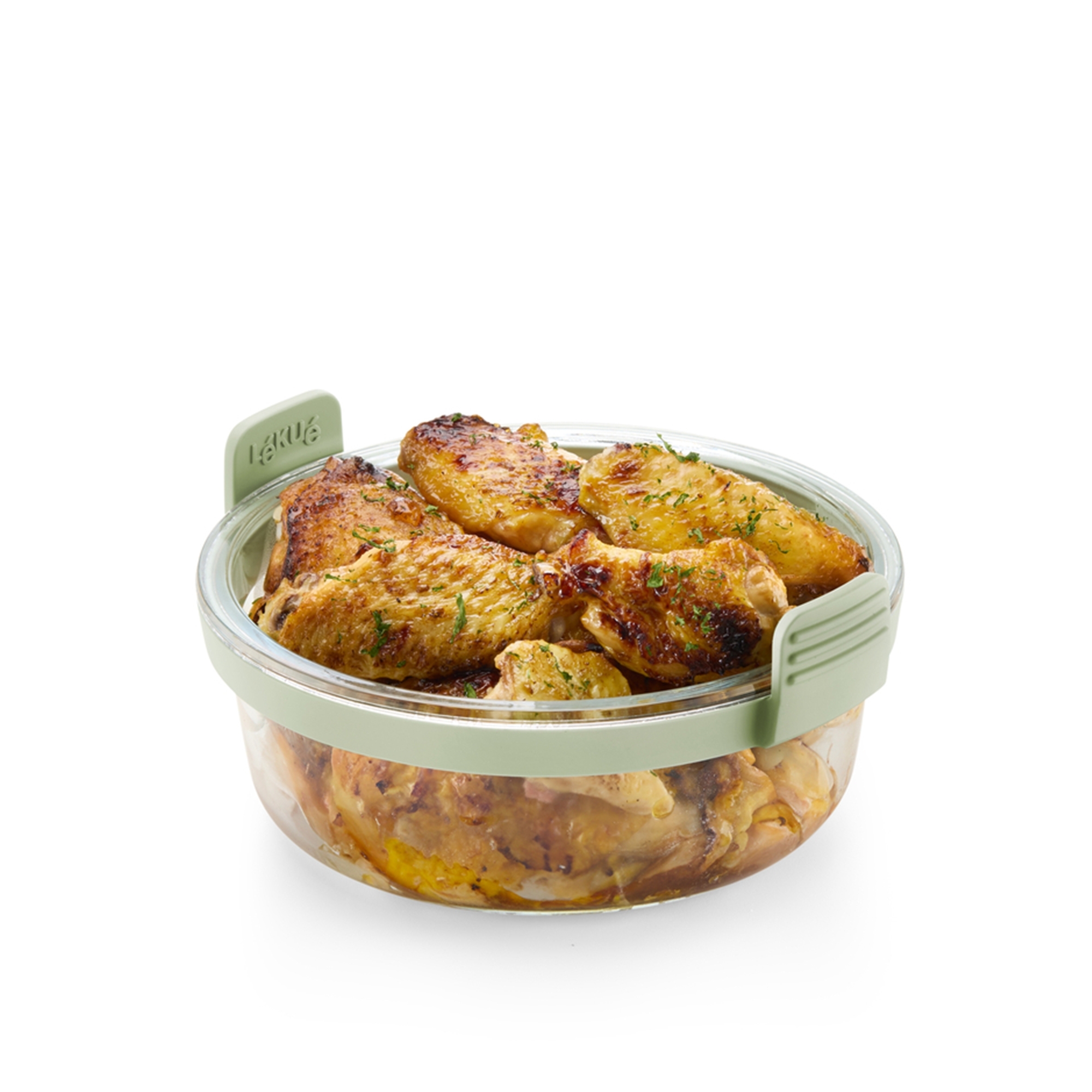 Lékué - Round Air fryers - Glass dish