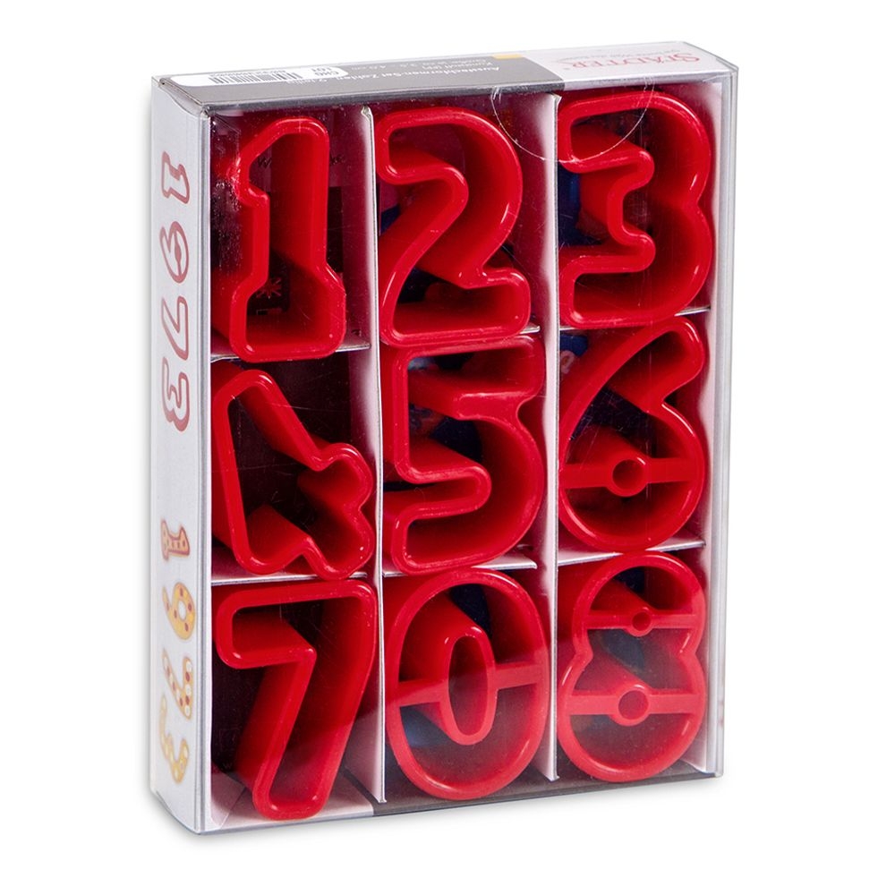 Städter - Cookie Cutter Numbers - Set, 9 pieces