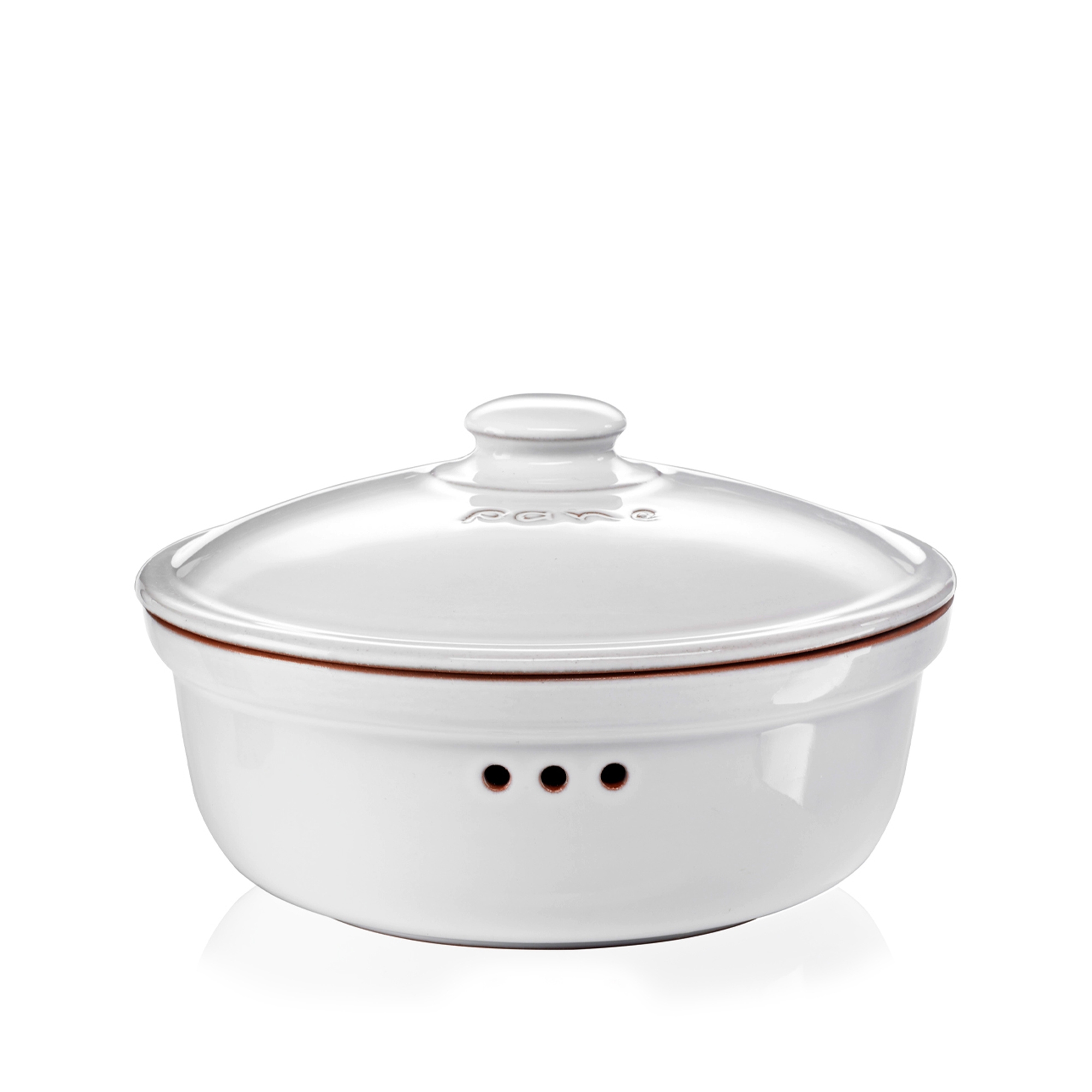 Römertopf - Brot-Frische-Topf rund - Weiß Römertopf - Brot-Frische-Topf rund - Weiß