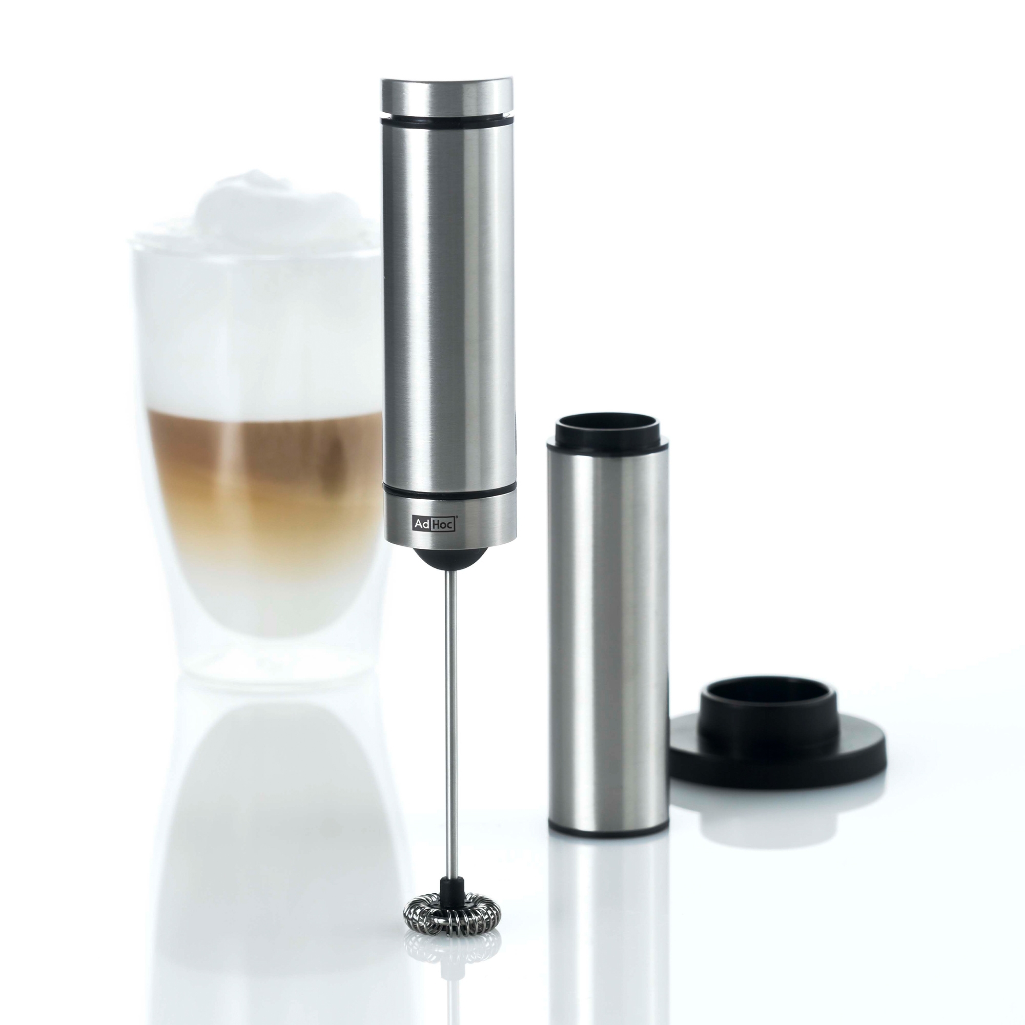 AdHoc RAPIDO milk frother for creamy milk foam