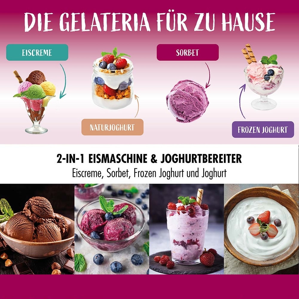 GASTROBACK - Mini Gelateria: 2-in-1 Compressor Ice Cream Maker 1 l