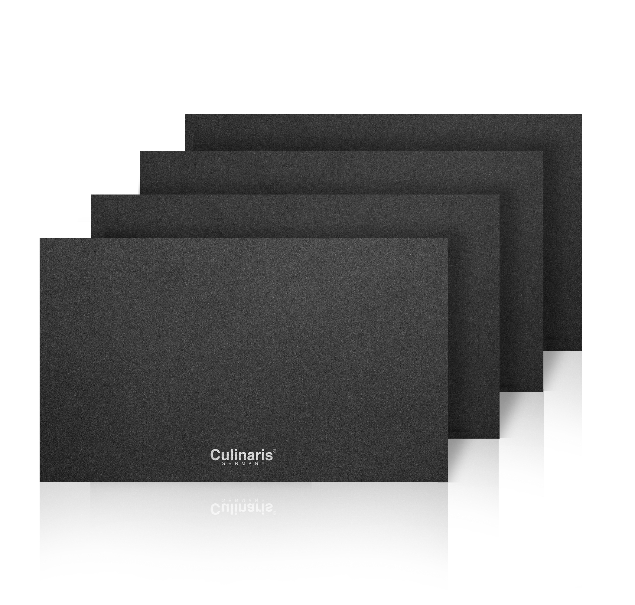 Cutting board - NERO - 25 x 15 x 0.7 cm - 4 pcs. | Culinaris Cutting board - NERO - 25 x 15 x 0.7 cm - 4 pcs. | Culinaris