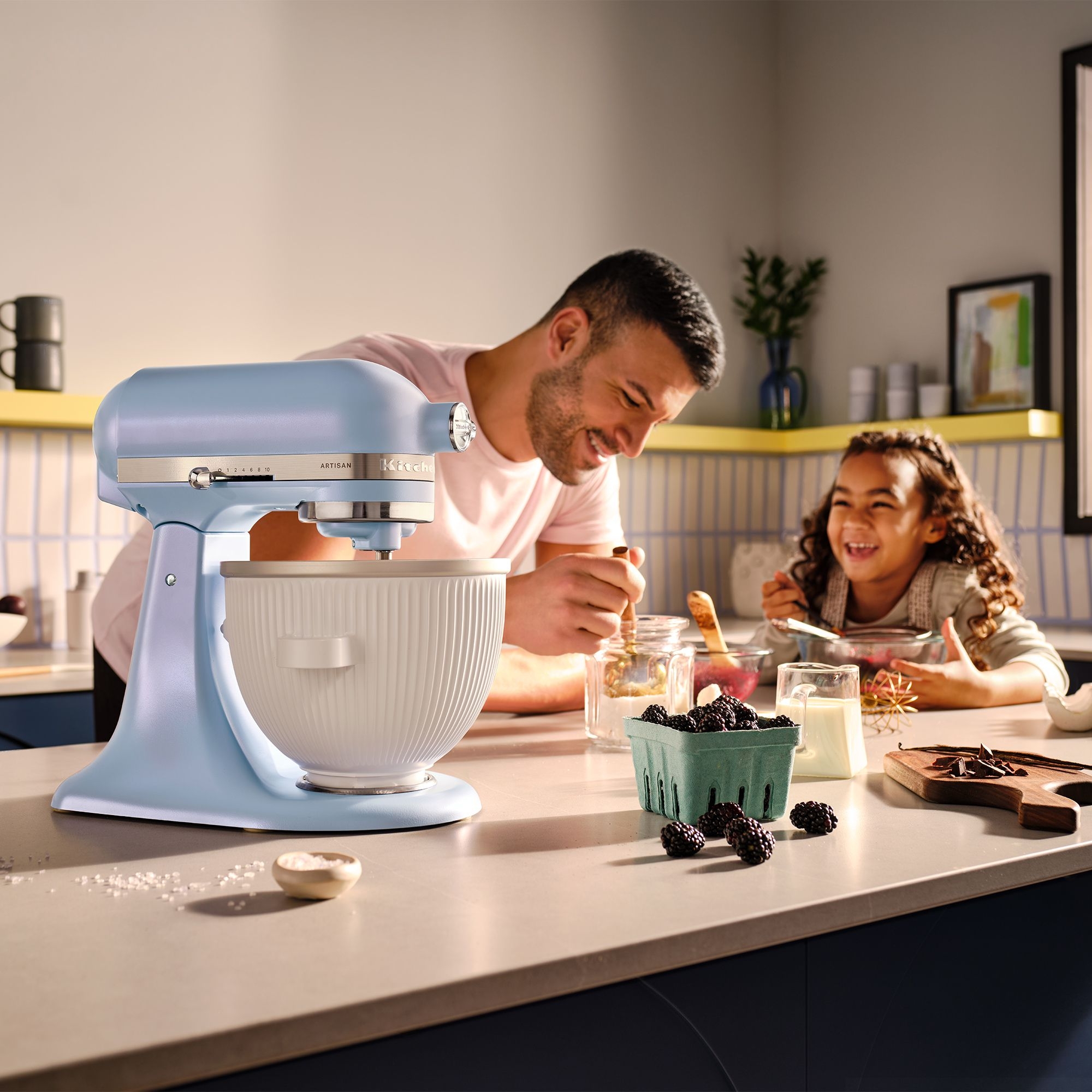 KitchenAid - Artisan Stand Mixer 5KSM195PS - Blue Salt KitchenAid - Artisan Stand Mixer 5KSM195PS - Blue Salt