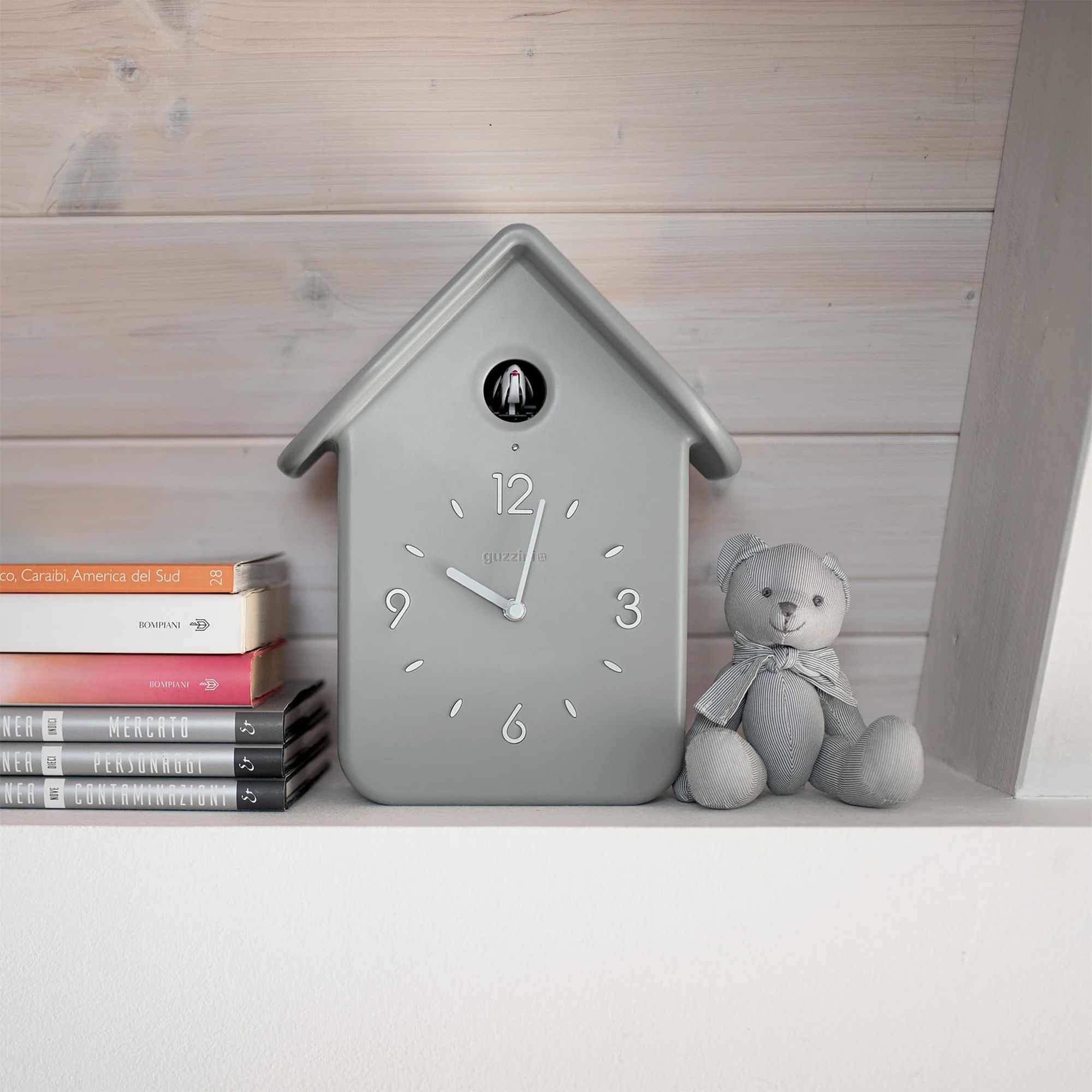 Guzzini - Cuckoo clock QQ HOME - Light grey Guzzini - Cuckoo clock QQ HOME - Light grey