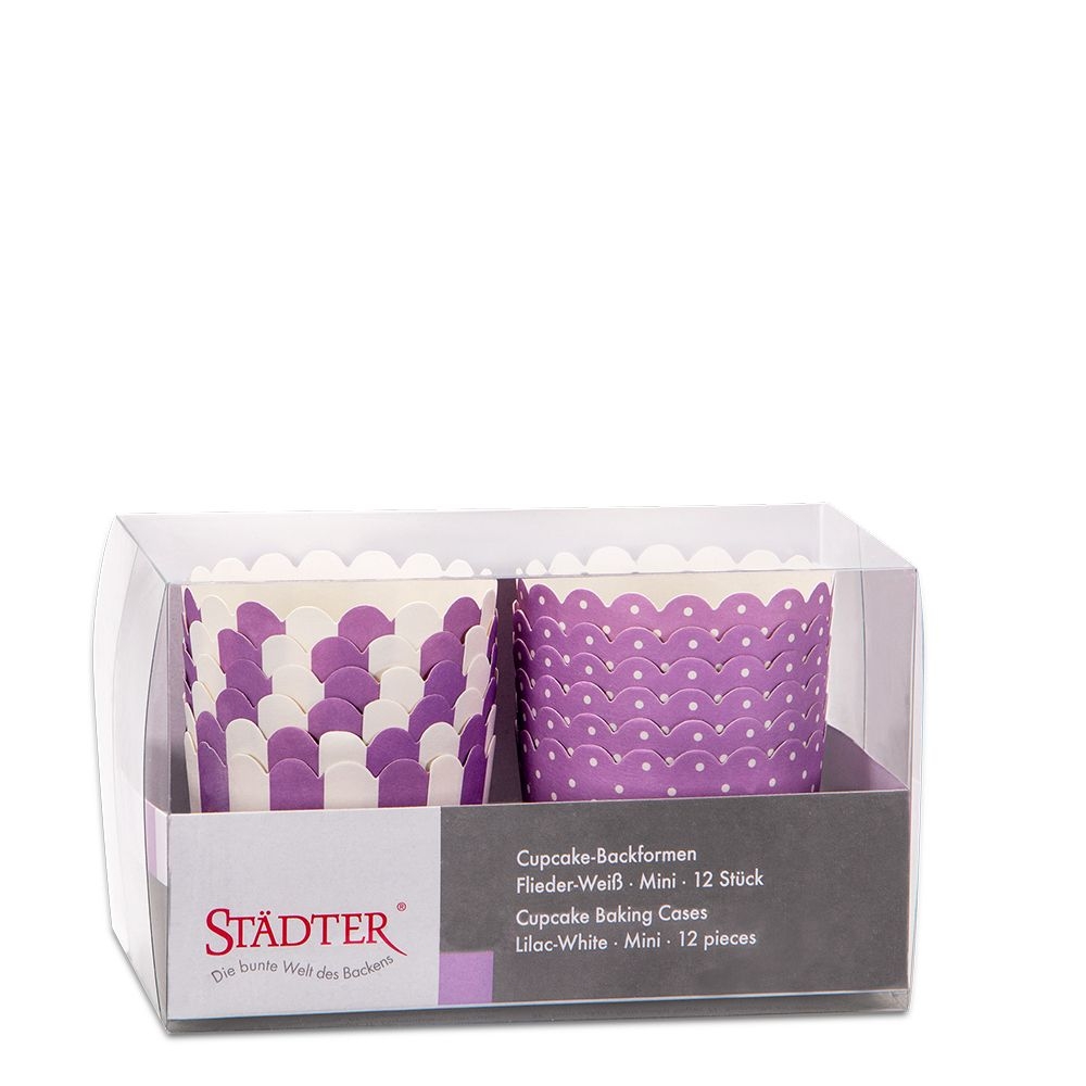 Städter - Cupcake liner  - ø 50 x 47 mm - multi-coloured - 12 pieces