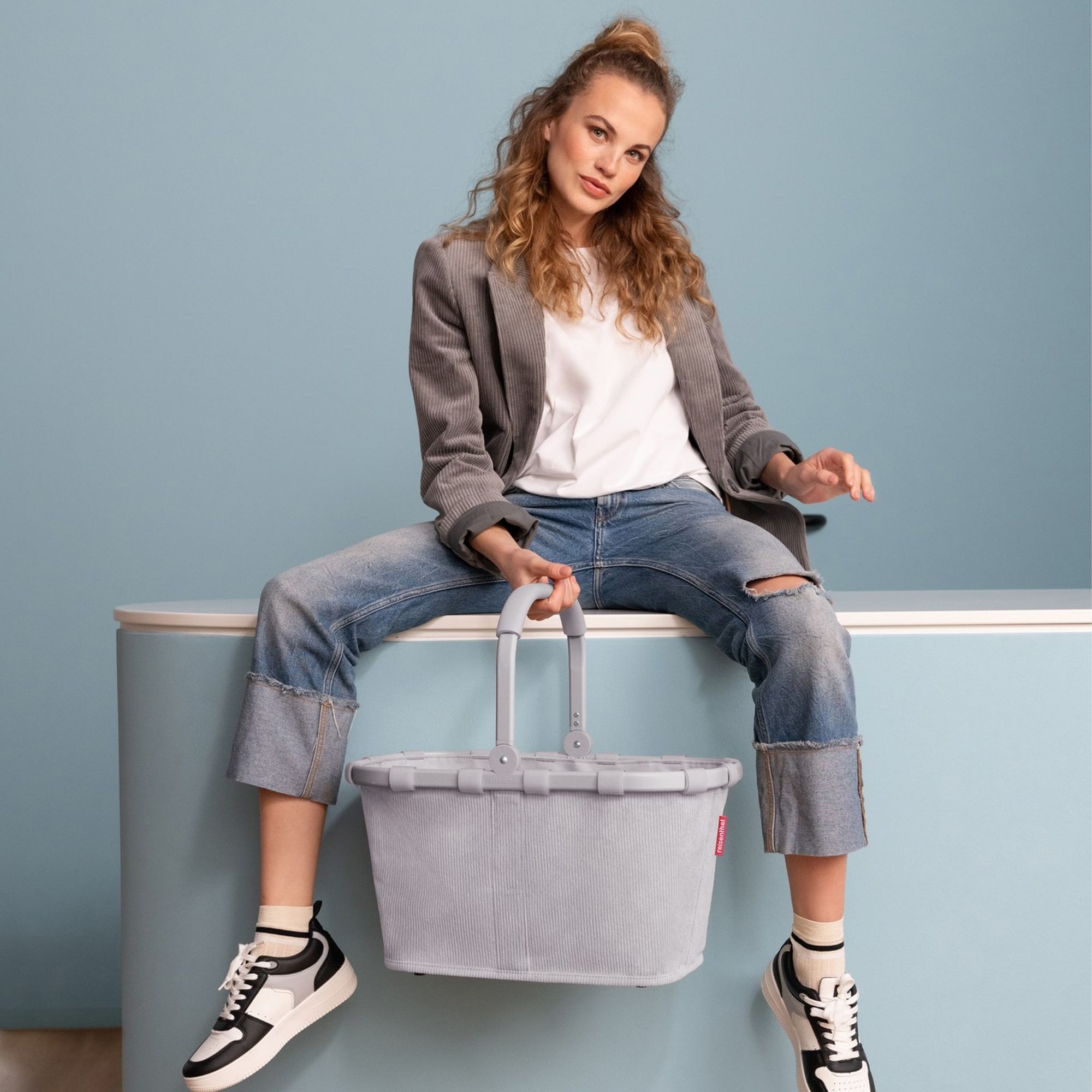 reisenthel - carrybag - frame cord grey