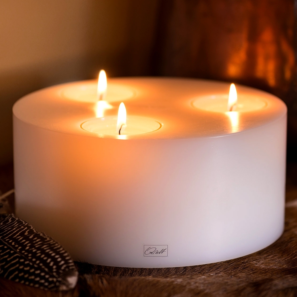 Qult Farluce Trend Triple - Teelichthalter in Kerzenform - Ø 20 cm x 9 cm Qult Farluce Trend Triple - Teelichthalter in Kerzenform - Ø 20 cm x 9 cm