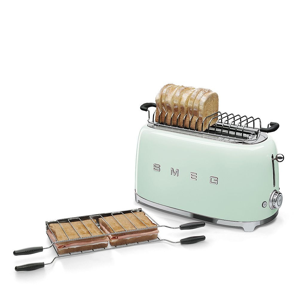 Smeg - 2-Schlitz Toaster lang TSF02 - Designlinie Stil Der 50° Jahre Smeg - 2-Schlitz Toaster lang TSF02 - Designlinie Stil Der 50° Jahre